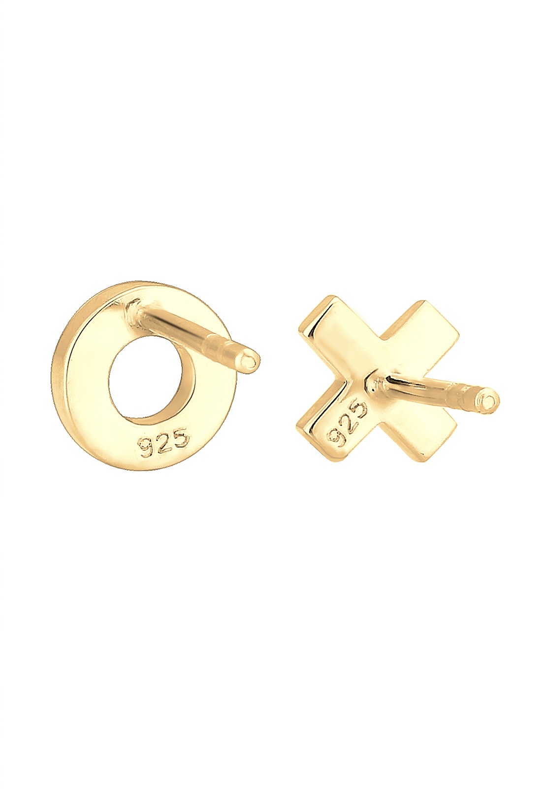 Elli Paar Ohrstecker »Ohrringe Ohrstecker XOXO Wording 925 Sterling Silber«