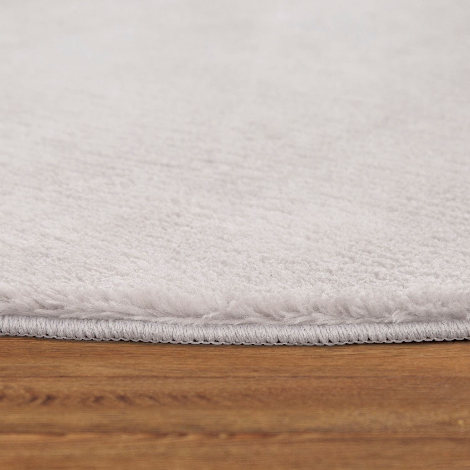 Paco Home Teppich »Cadiz 630«, rund, 14 mm Höhe, Kurzflor, Uni-Farben, besonders weich, waschbar, Wohnzimmer