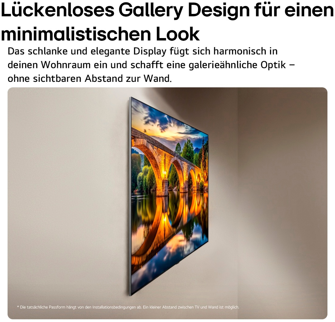 LG OLED-Fernseher »OLED65G67LW« 164 cm/65 ″ Smart-TV