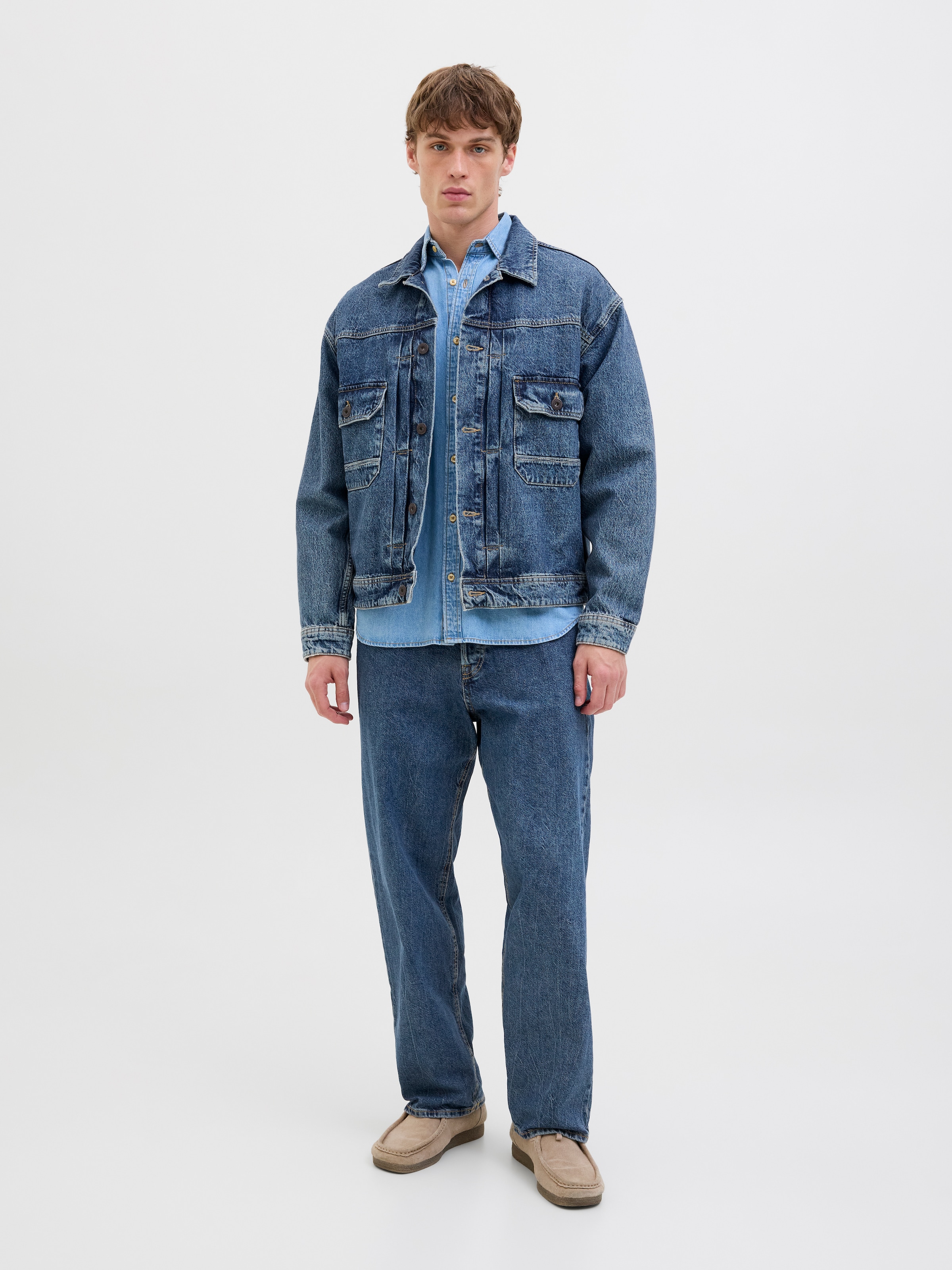 Jack & Jones Relax-fit-Jeans »JJIALEX JJORIGINAL SQ 738« Baumwolle, baggy fit