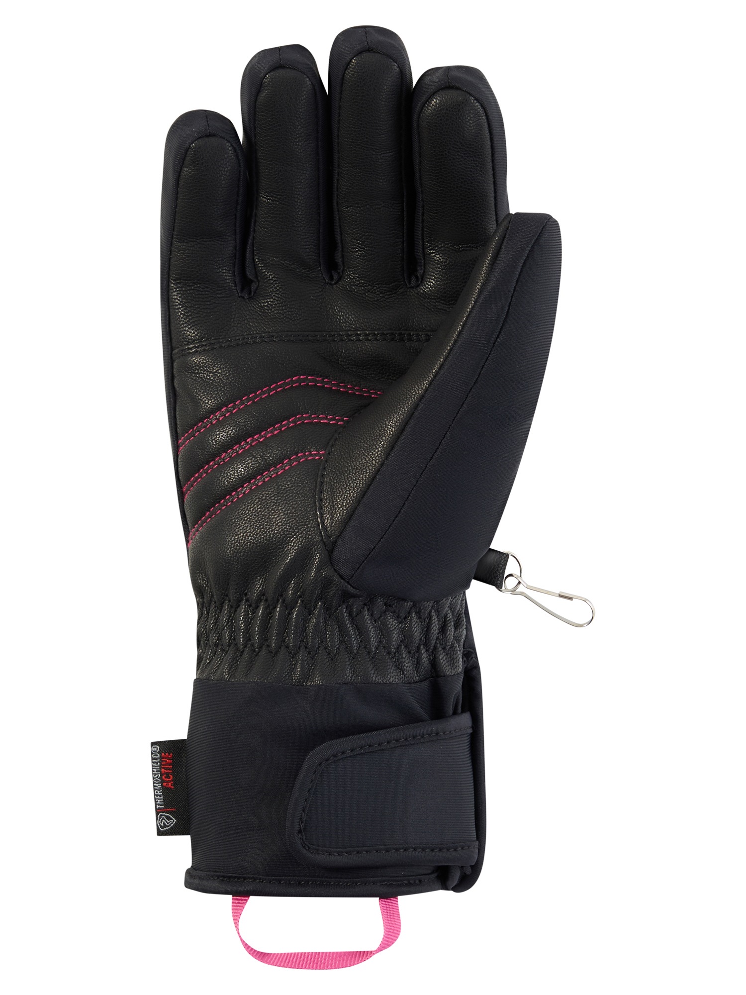 Ziener Skihandschuhe »KJARTA AQUASHIELD® DAMEN« wasserdicht, winddicht, atmungsaktiv, Wollwattierung, Lederinnenhand