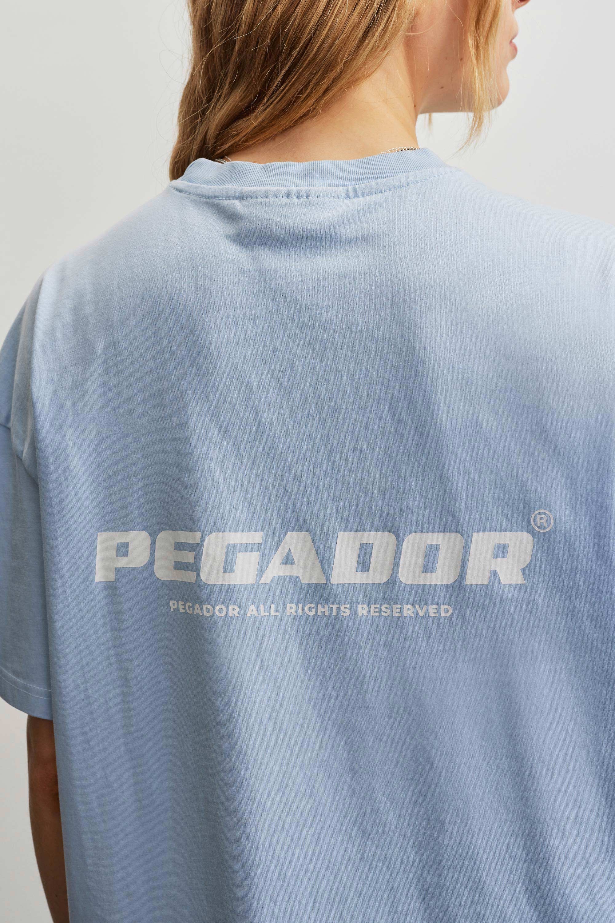 PEGADOR T-Shirt »ARENDAL LOGO HEAVY OVERSIZED TEE« Baumwolle, oversize