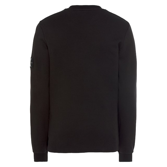 Calvin Klein Jeans Langarmshirt »BADGE WAFFLE LS TEE«, mit Logopatch online  kaufen bei OTTO