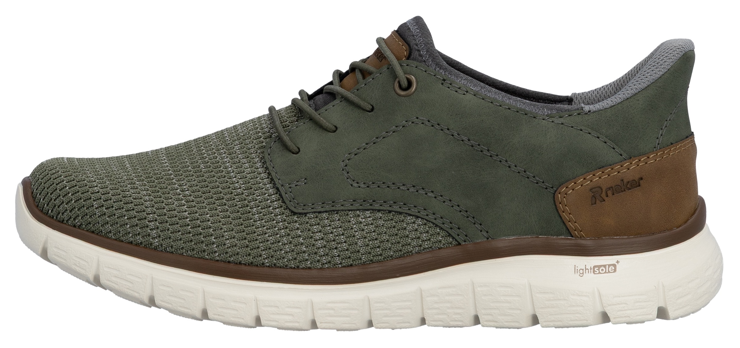 Rieker Slip-On Sneaker  , Freizeitschuh, Halbschuh, Schlupfschuh, gepolsterter Fersenabschluss