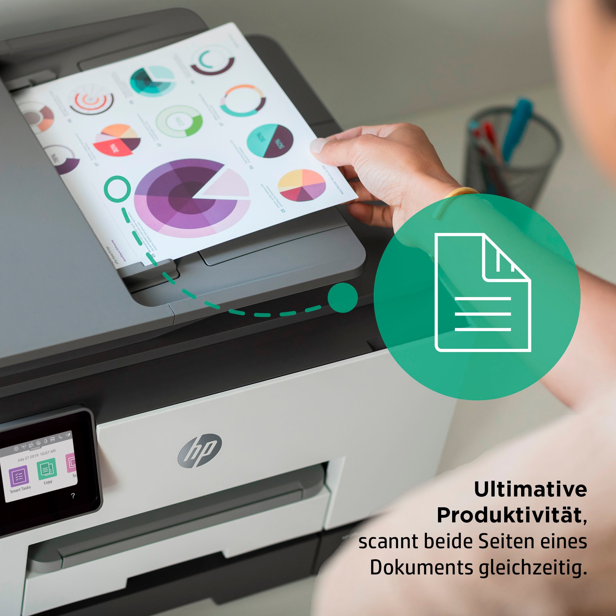HP Multifunktionsdrucker »OfficeJet Pro 9022e«, 6 Monate gratis Drucken mit HP Instant Ink inklusive