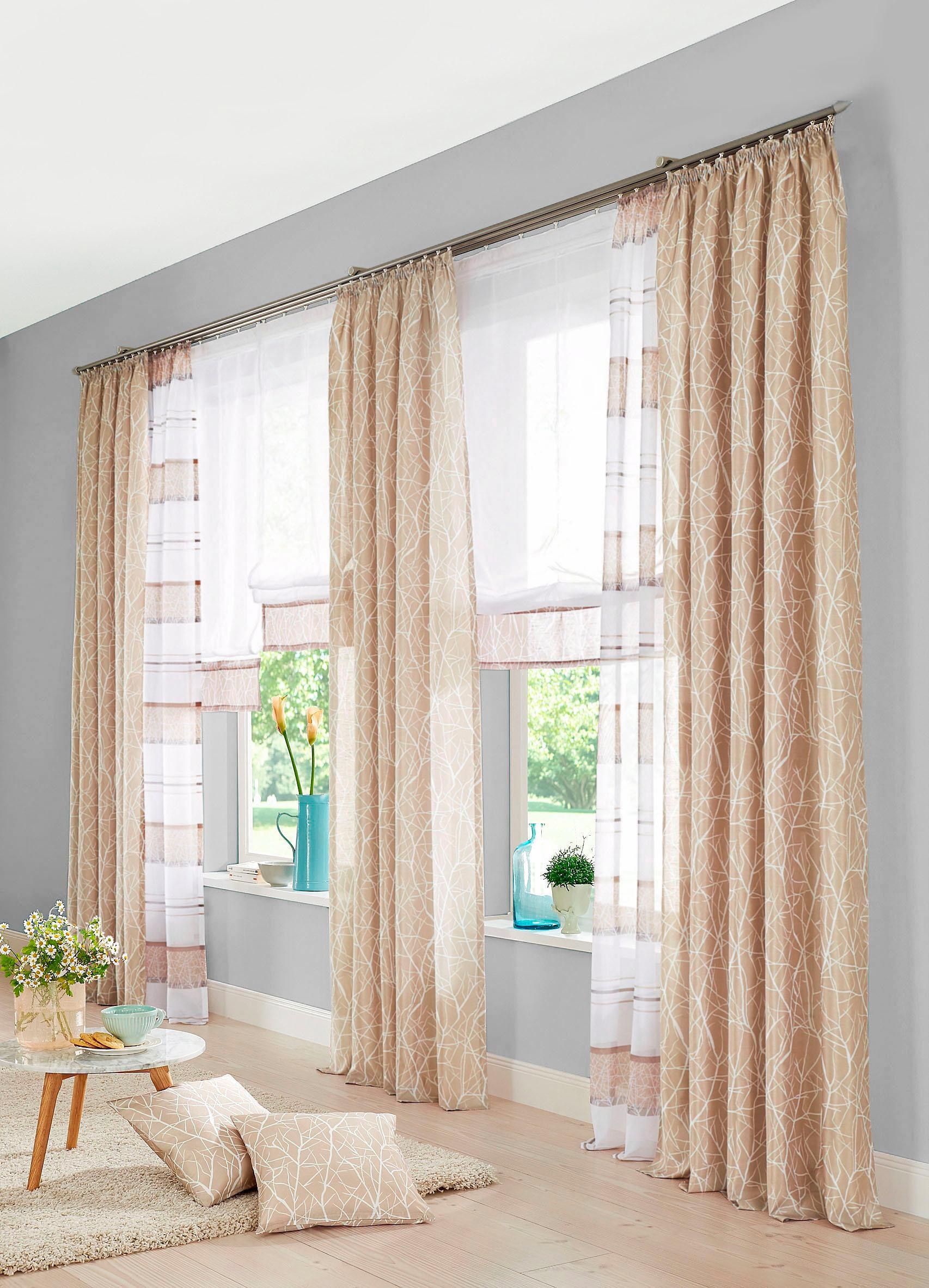 Voile, Polyester mit bei home Transparent, Klettband, Raffrollo »Camposa«, OTTO my kaufen