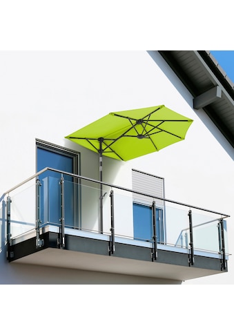 Schneider Schirme Balkonschirm »Salerno mezza«, mit Schutzhülle, ohne Schirmständer kaufen
