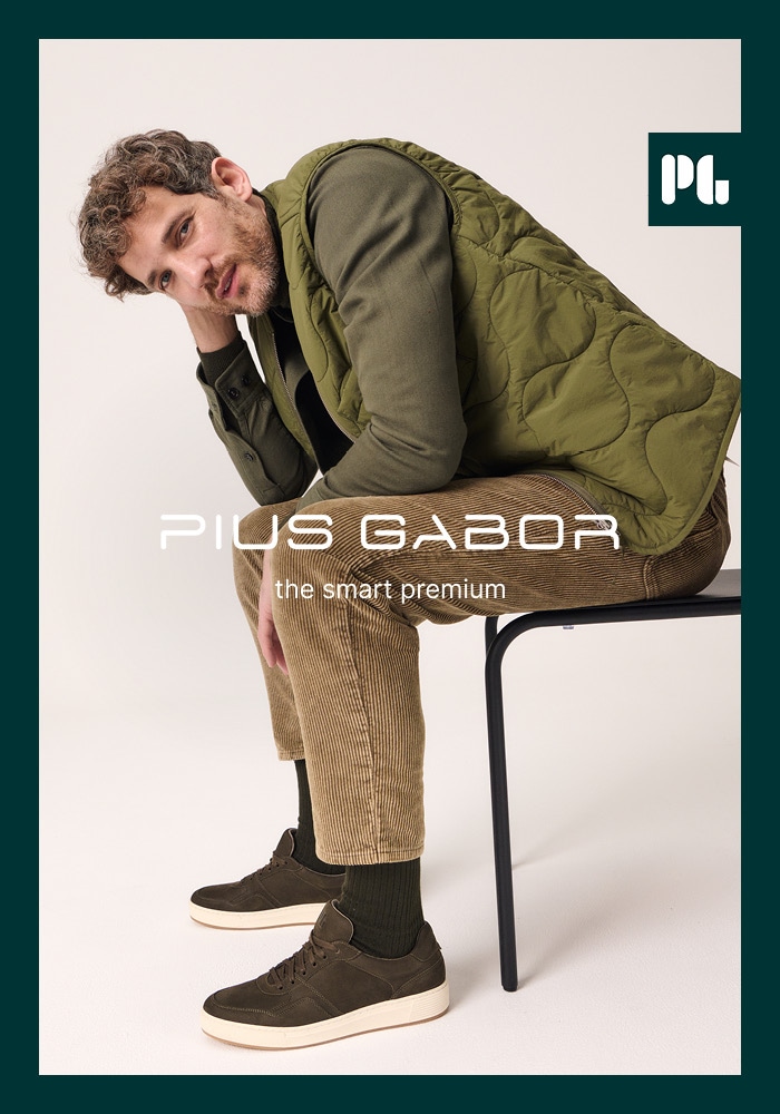 Pius Gabor Sneaker, Freizeitschuh, Halbschuh, Schnürschuh in Bequemweite G (= weit)