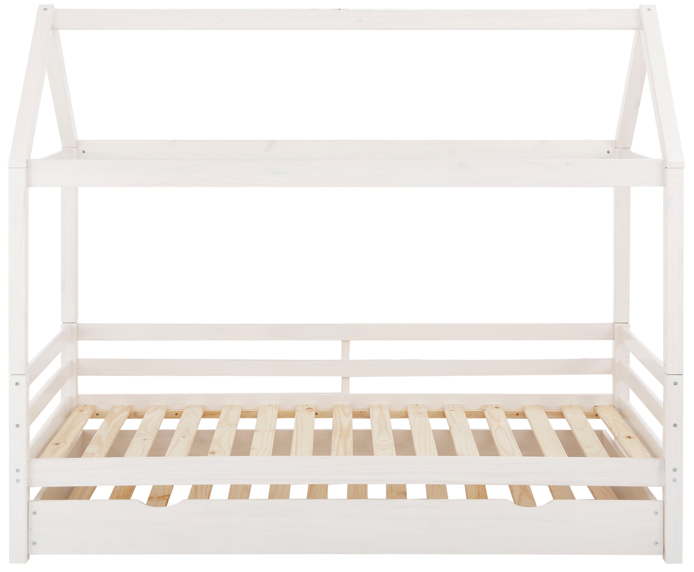 Lüttenhütt Kinderbett »Alpi«, inklusive Bettschubkasten und Lattenrost, Liegefläche 90x200 cm