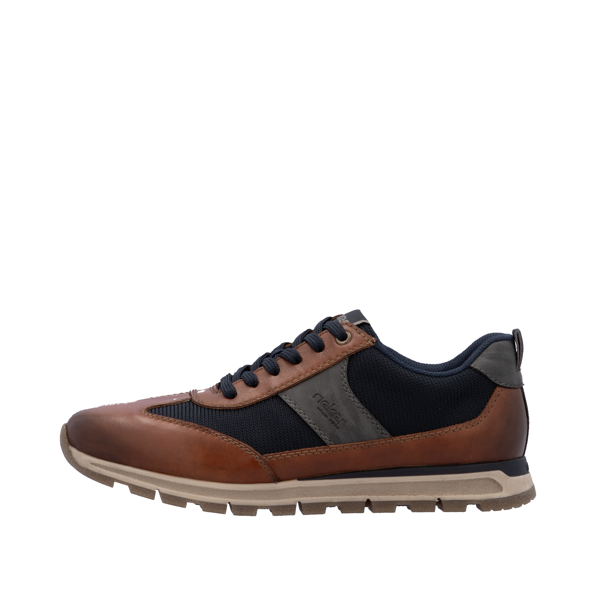 Rieker Sneaker  Schnürschuh, Halbschuh, Casual-Sneaker mit gep. Schaftrand
