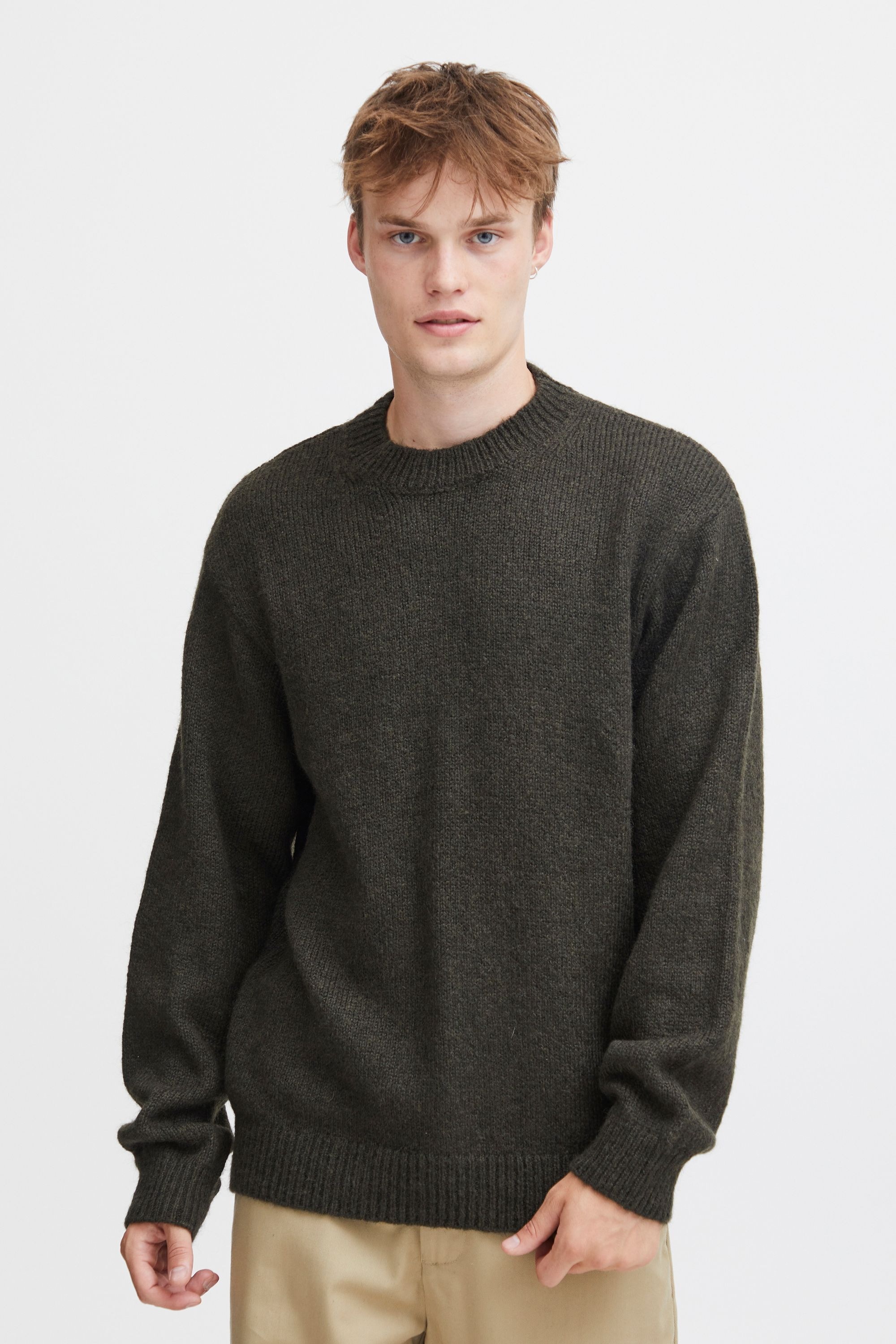 !Solid Strickfleece-Pullover »Strickpullover SDHamdani«