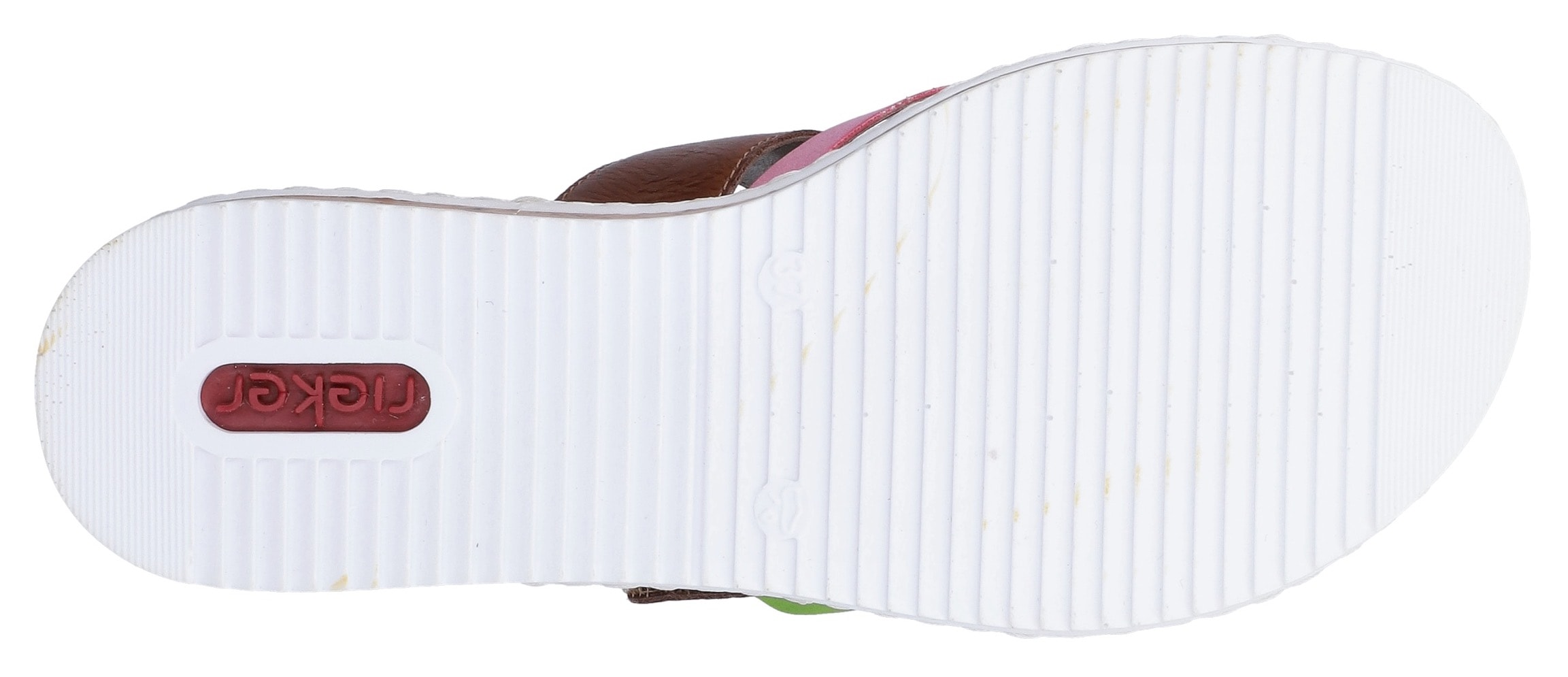 Rieker Pantolette  Keilabsatz, Sommerschuh, 150 Jahre RIEKER Jubiläumsartikel