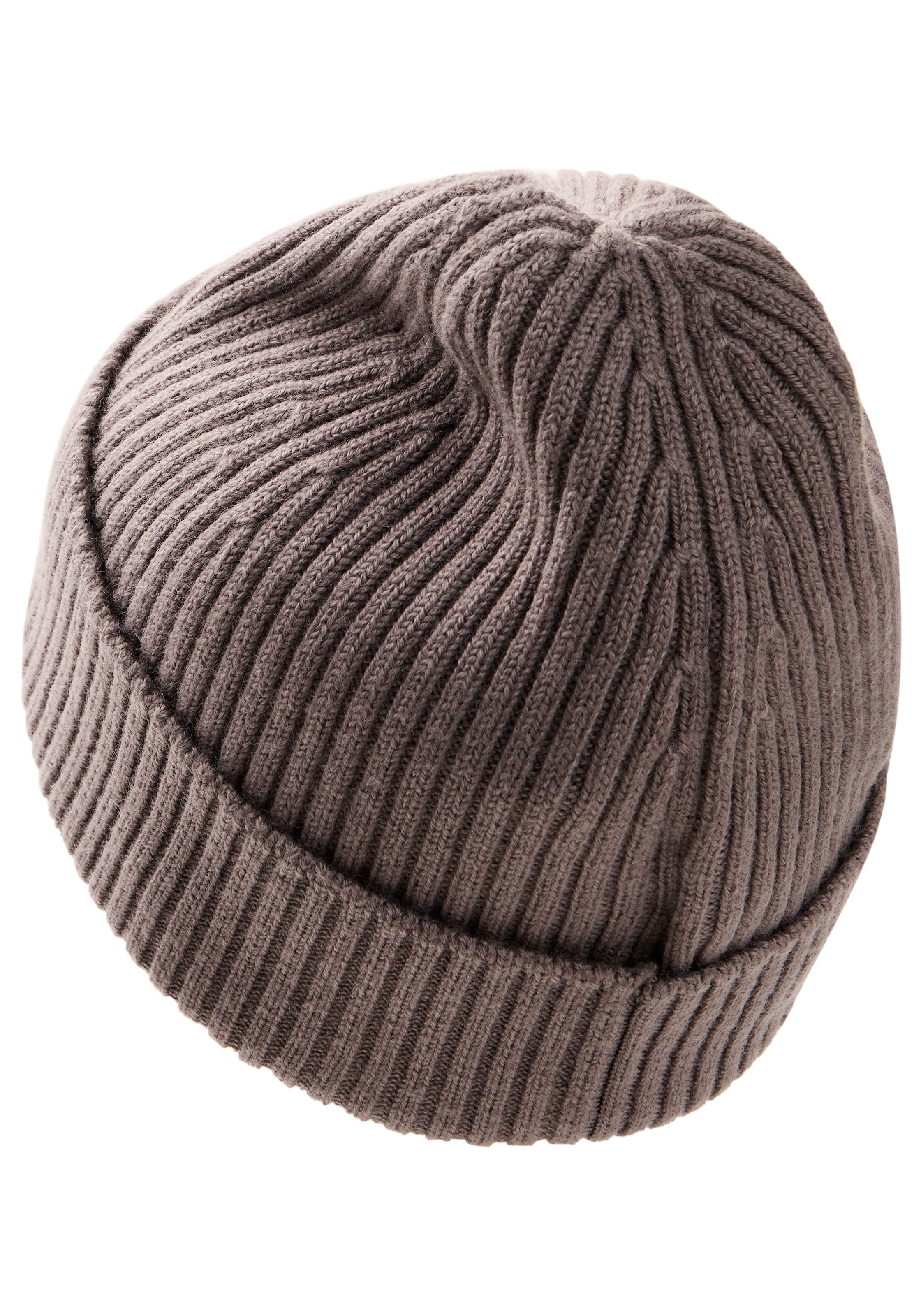 HUGO Strickmütze »Xola Metal« aus reiner Wolle, mit Stack-Label, unisex