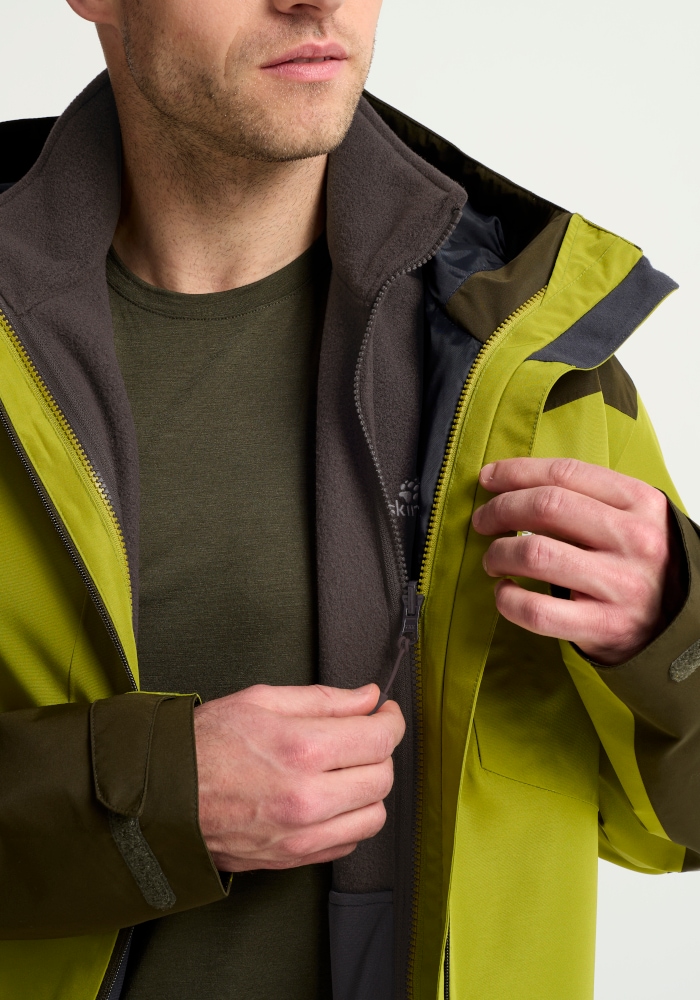 Jack Wolfskin Fleeceweste »TAUNUS 300 VEST M« Fleeceweste, warm, 3-in-1 kompatibel