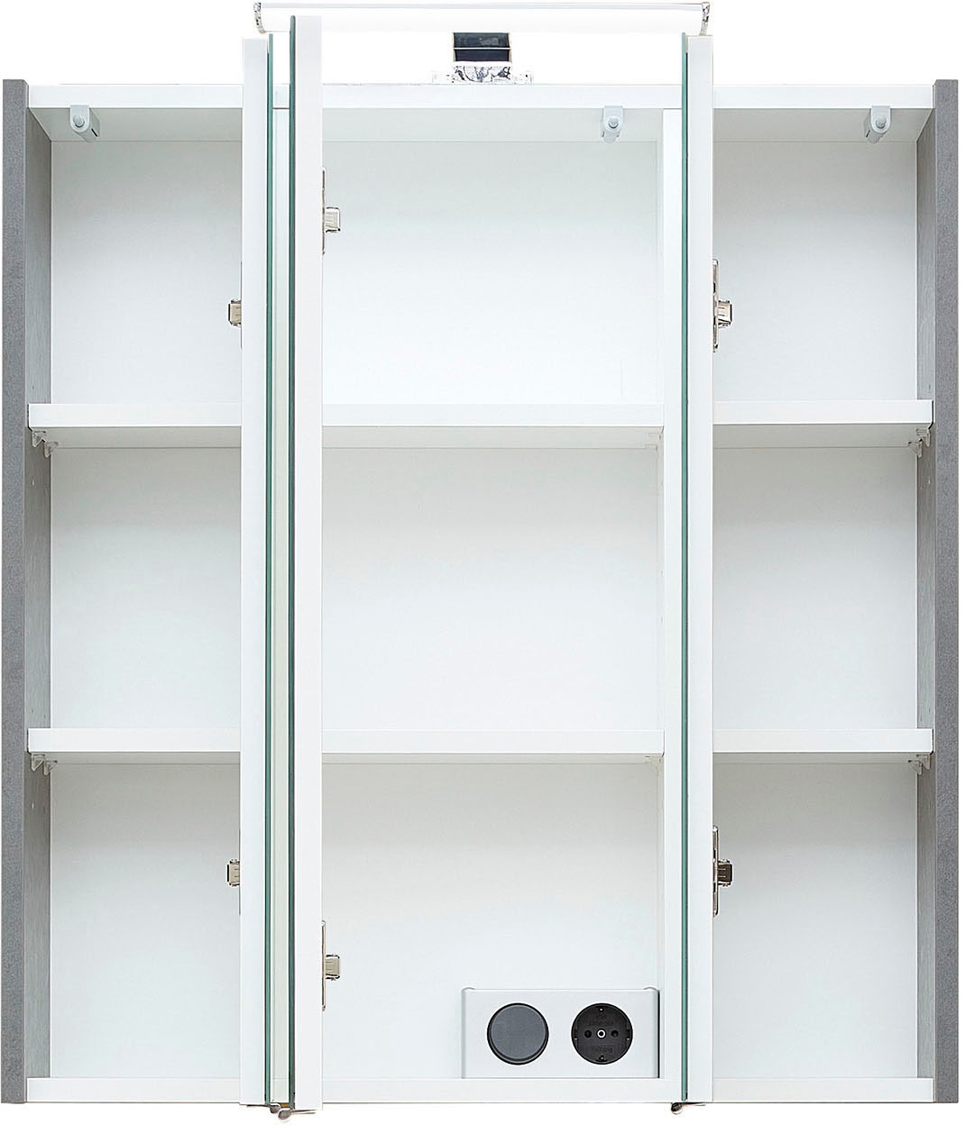 Saphir Badmöbel-Set »Quickset 945 4-teilig, Waschbeckenunterschrank und LED-Spiegelschrank« 4 Stk. tlg.