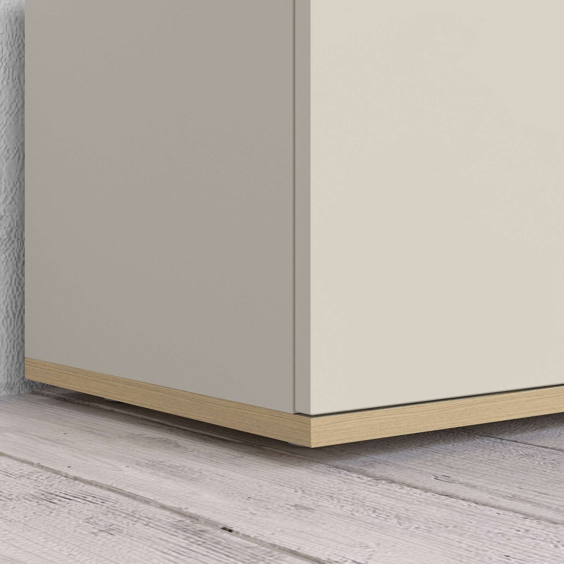 OTTO home Sideboard »BOLSENA, Kommode, Schrank,Lowboard mit 6 Fächer und offenes Ablagefach« 1 Stk. tlg. stehend/hängend montierbar, Made in Italy, B/T/H: 160 × 35 × 71,2 cm