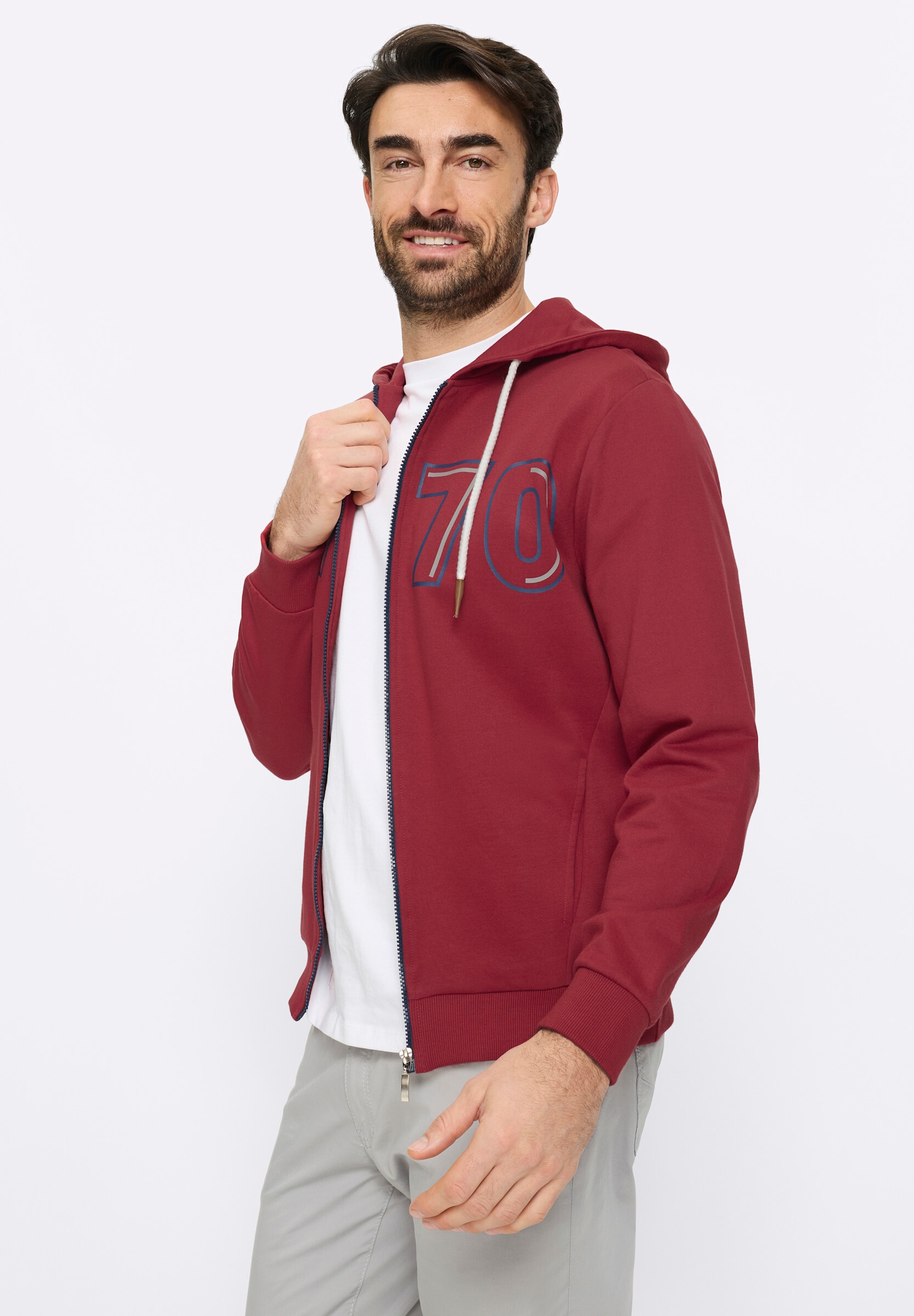 Witt Shirtjacke »Sweatjacke Sweatjacke mit Front-Druck«