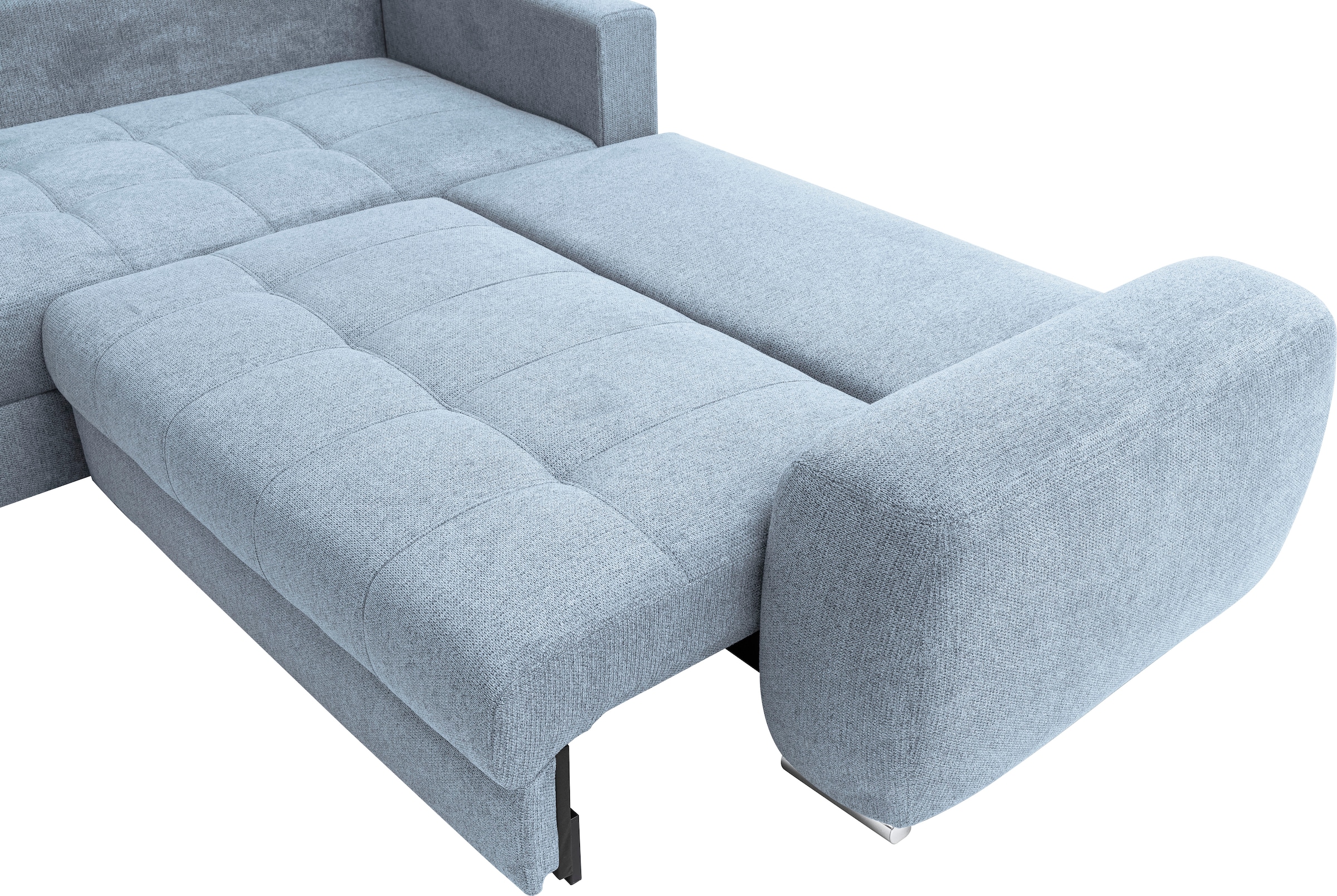 Mr. Couch Ecksofa »Mykonos, L-Form, Dauerschläfer« Mit Boxpring-Taschenfederkern