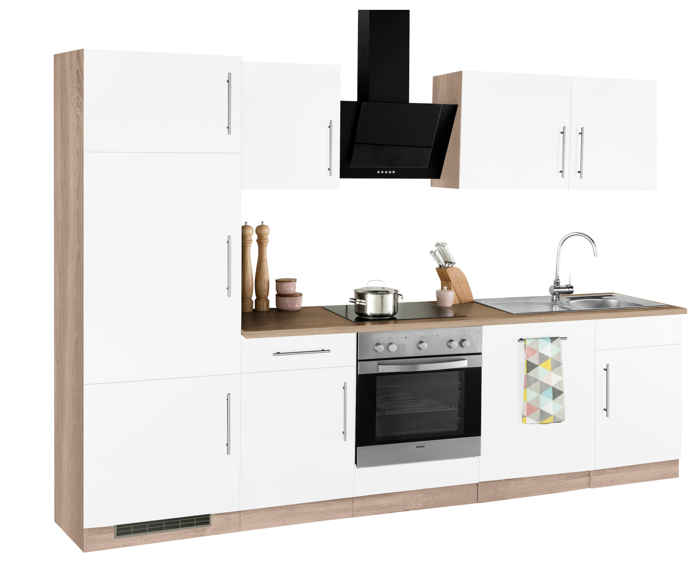wiho Küchen Küchenzeile »Cali«, Breite bei OTTO online mit E-Geräten, cm 280