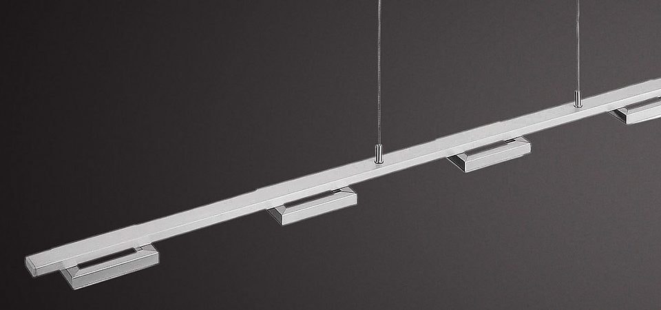 Paul Neuhaus Pendelleuchte »INIGO«, 5 flammig, Leuchtmittel LED-Board | LED fest integriert, höhenverstellbar, inkl. festverbauten LED-Leuchtmitteln, warmweiß