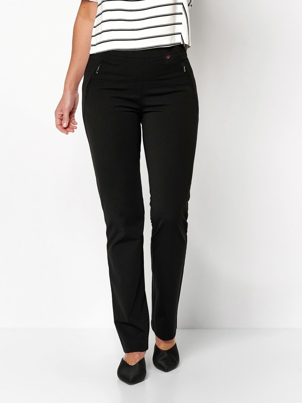 Relaxed Stretch-Hose »Alice Slim«  mit Zippertaschen