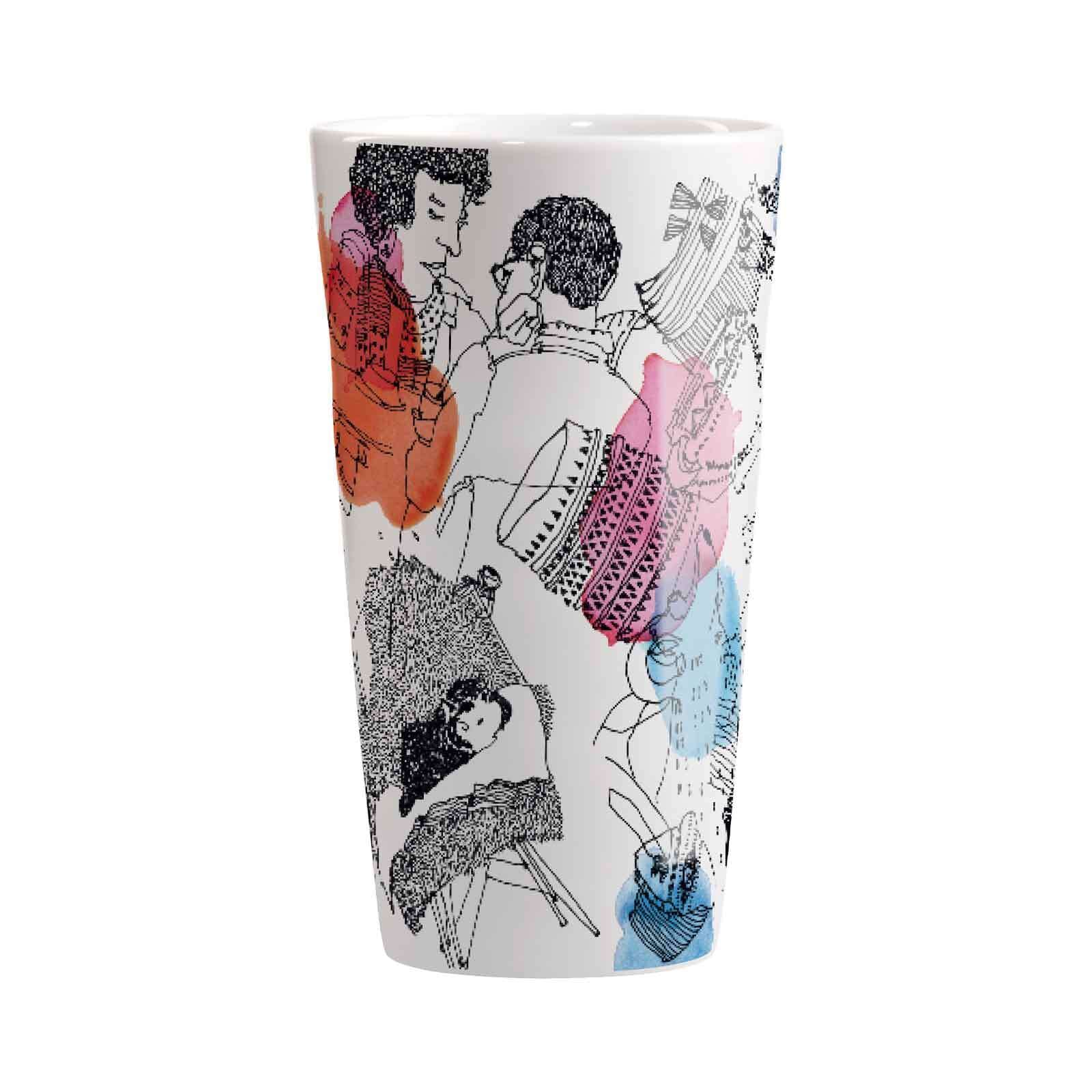 Ritzenhoff Becher »Kaffeebecher XL Genussklasse 525 ml bunt«