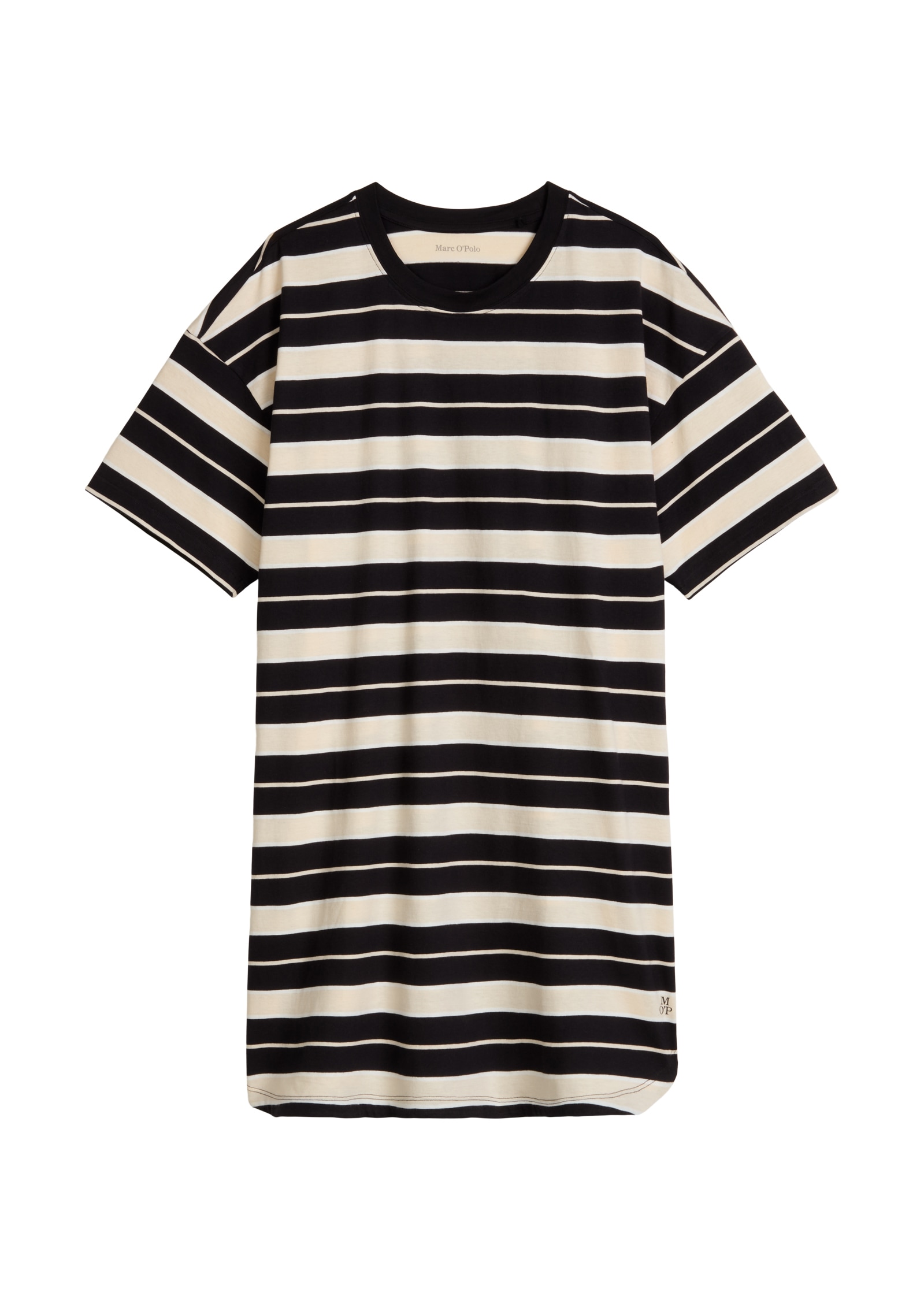 Marc O'Polo Nachthemd »Mix N Match Cotton« mit kurzen Ärmeln und Rundhalsausschnitt, seitliche Schlitze