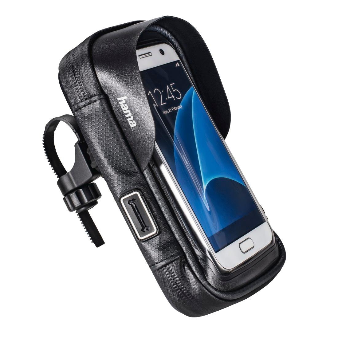Hama Handyhülle »Smartphone-Tasche "Multi" als Lenkertasche fürs Fahrrad, Klemmhalterung wasserabweisend«