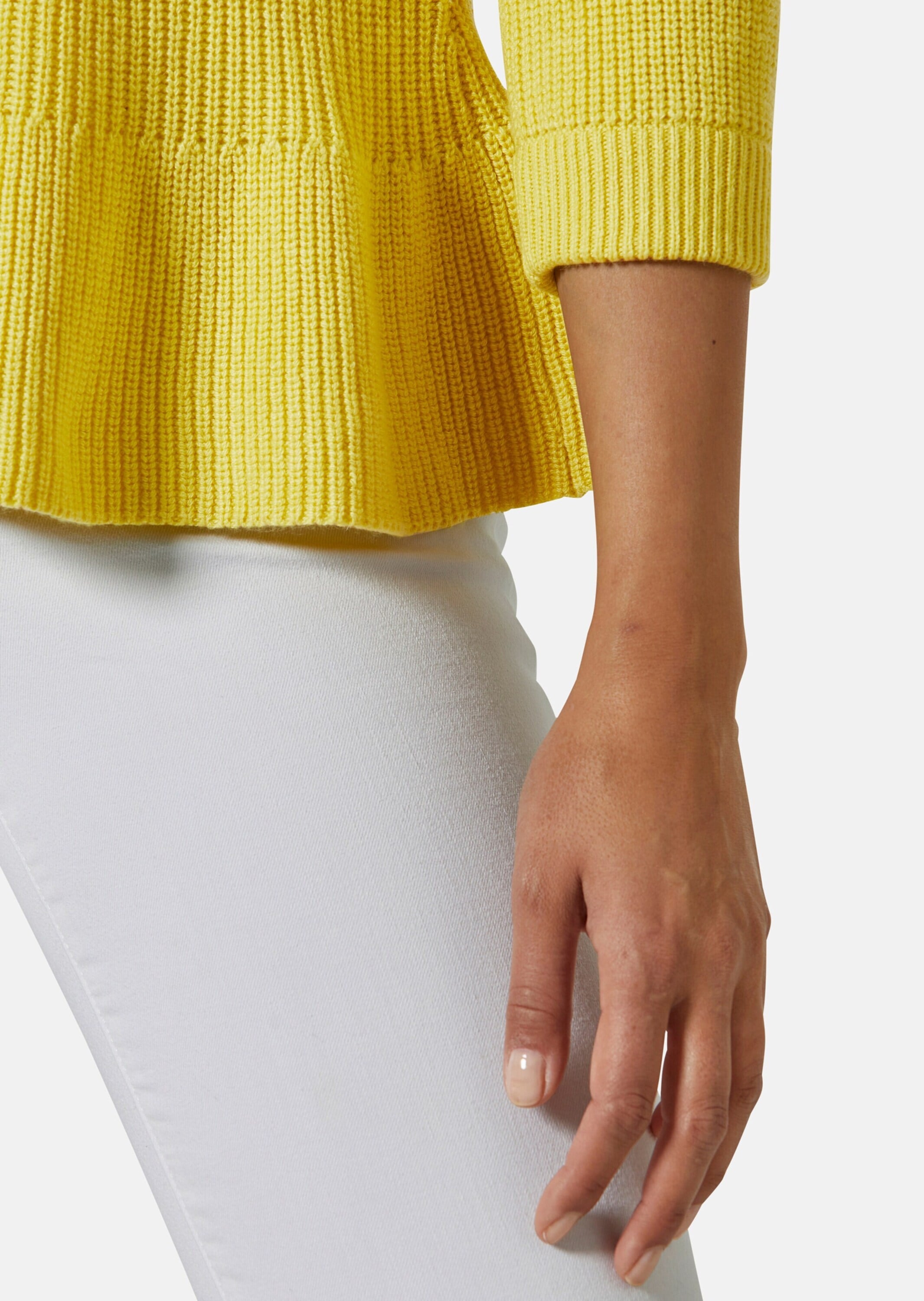 MADELEINE Longpullover »Pullover Pullover mit Schößchen«