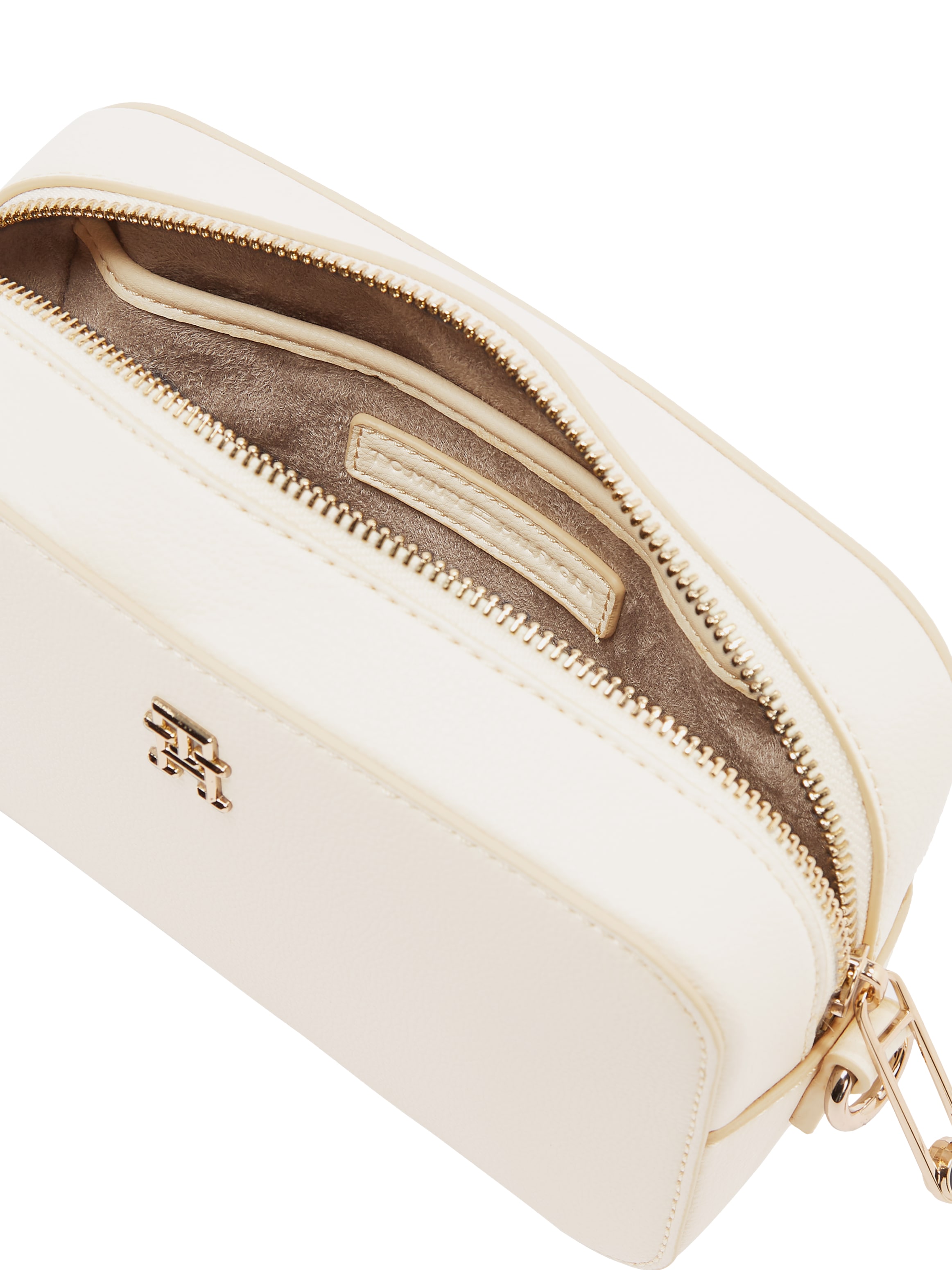 Tommy Hilfiger Umhängetasche »TH SOFT LOGO CAMERA BAG«,Damen Handytasche, Mini Bag, Schultertasche mit TH-Logoprägung