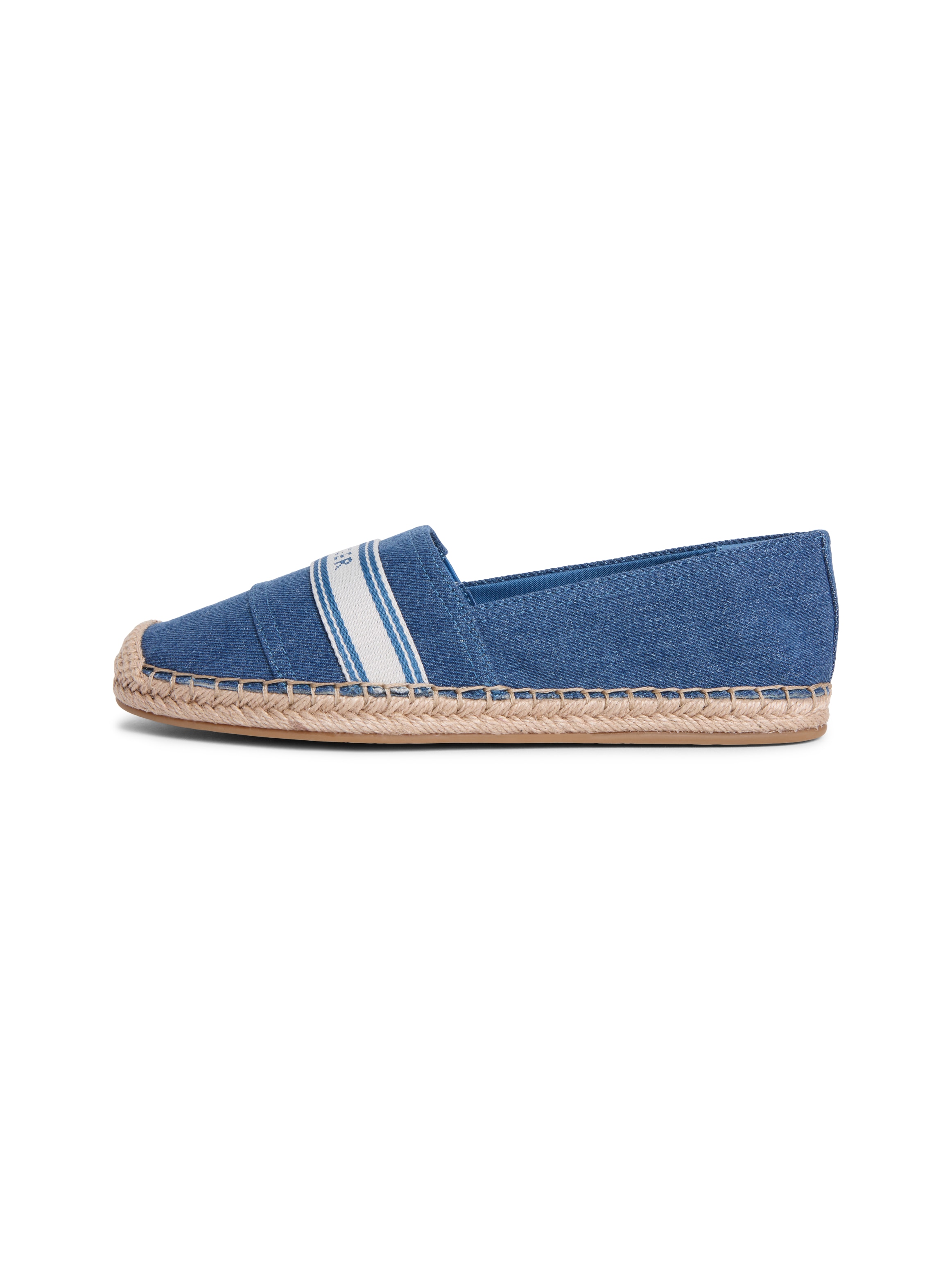 Tommy Hilfiger Espadrille »HILFIGER WEBBING ESPADRILLE«  Halbschuh, Schlupfschuh, Sommerschuh mit Logoschriftzug