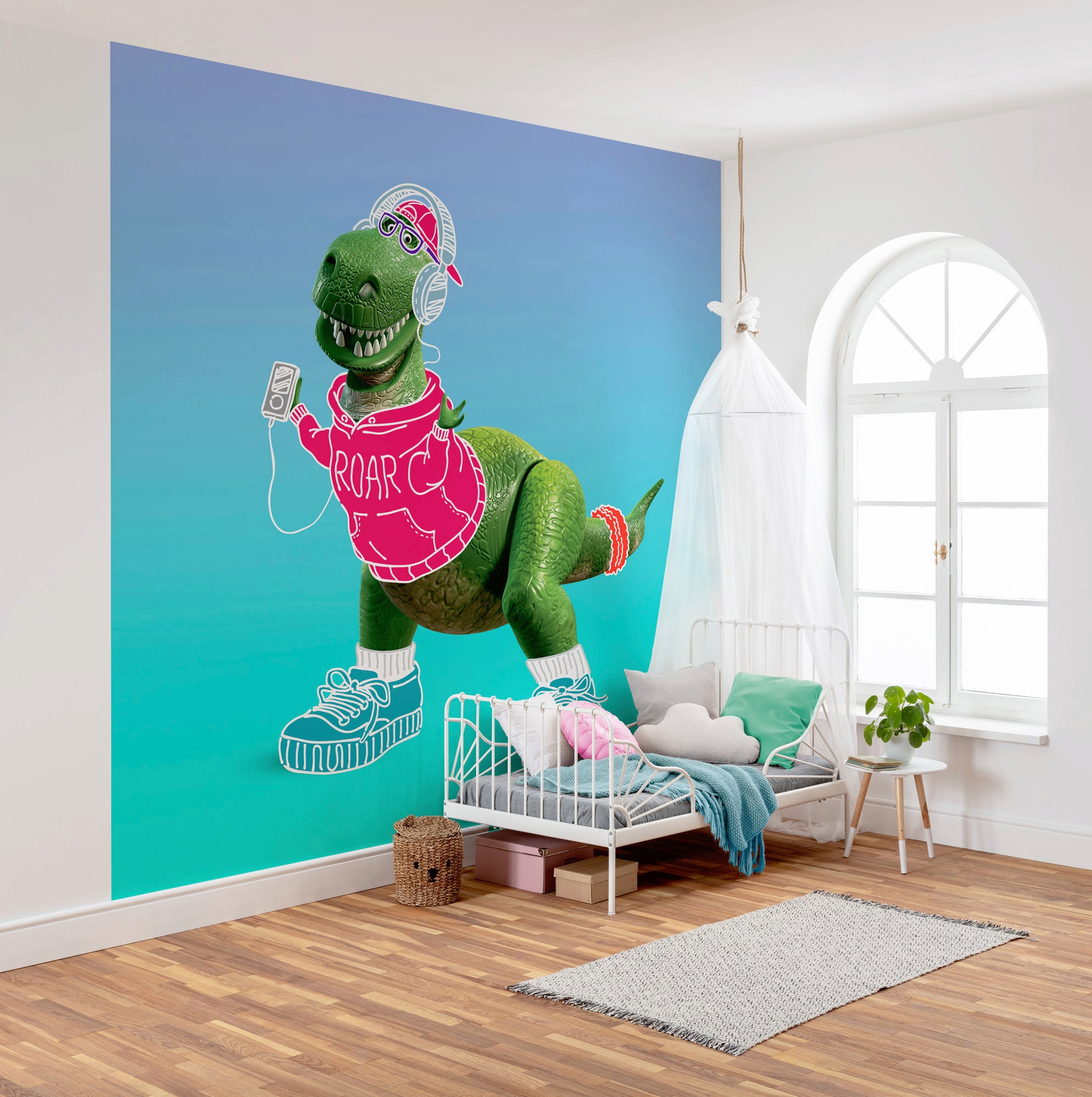 Komar Vliestapete »Digitaldruck Vlies - Toy Story Roar - Größe 300 x 280 cm«, bedruckt, Kinderzimmer