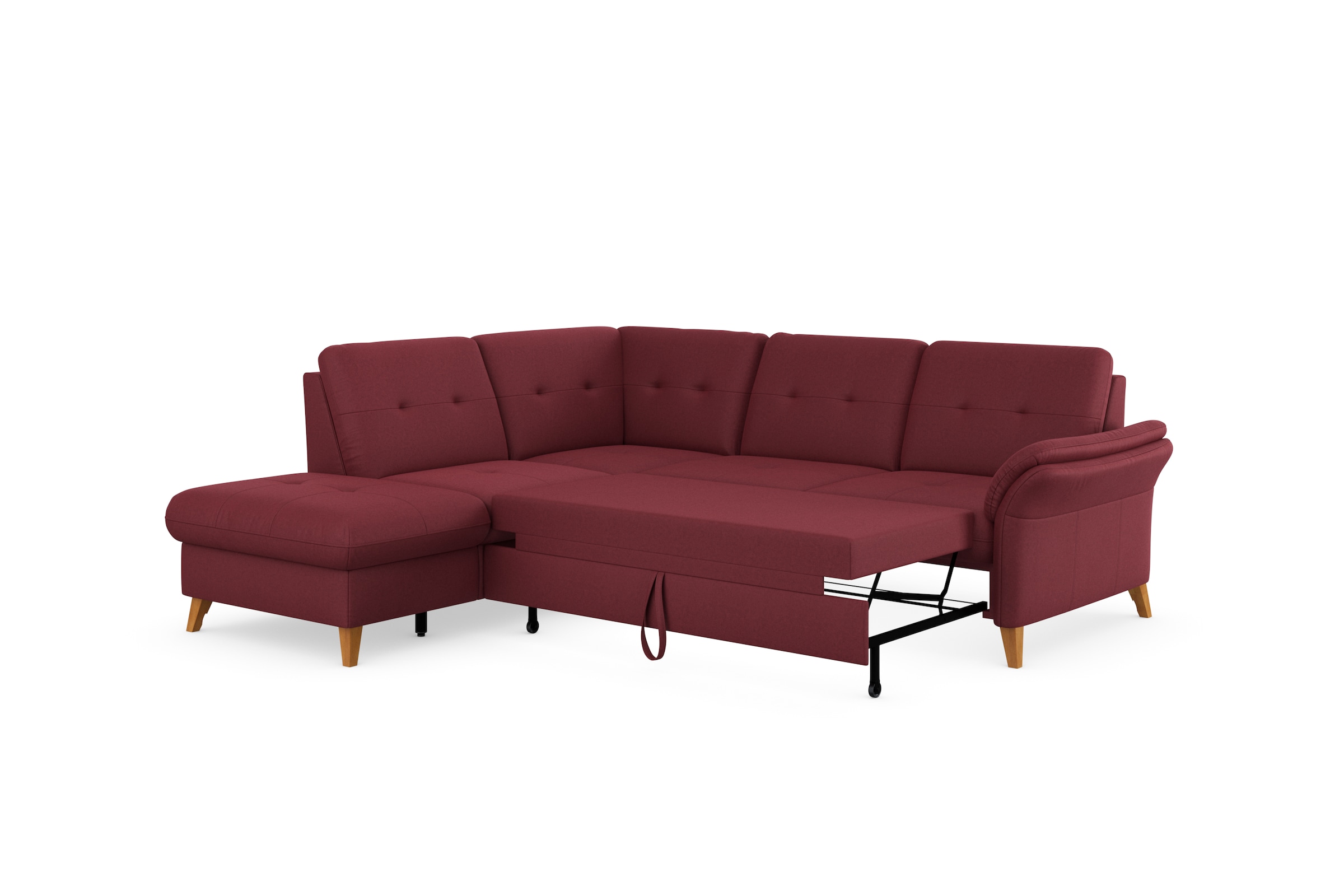 sit&more Ecksofa »Göteborg«, inkl. Sitztiefenverstellung, wahlweise mit Bettfunktion & Bettkasten