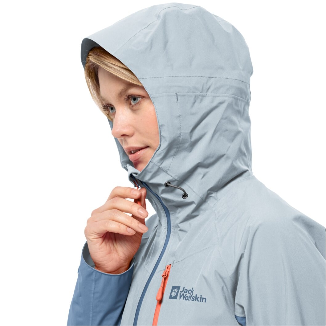 Jack Wolfskin Funktionsjacke »EAGLE PEAK 2L JKT W«, mit Kapuze, wasserdicht, winddicht, atmungsaktiv