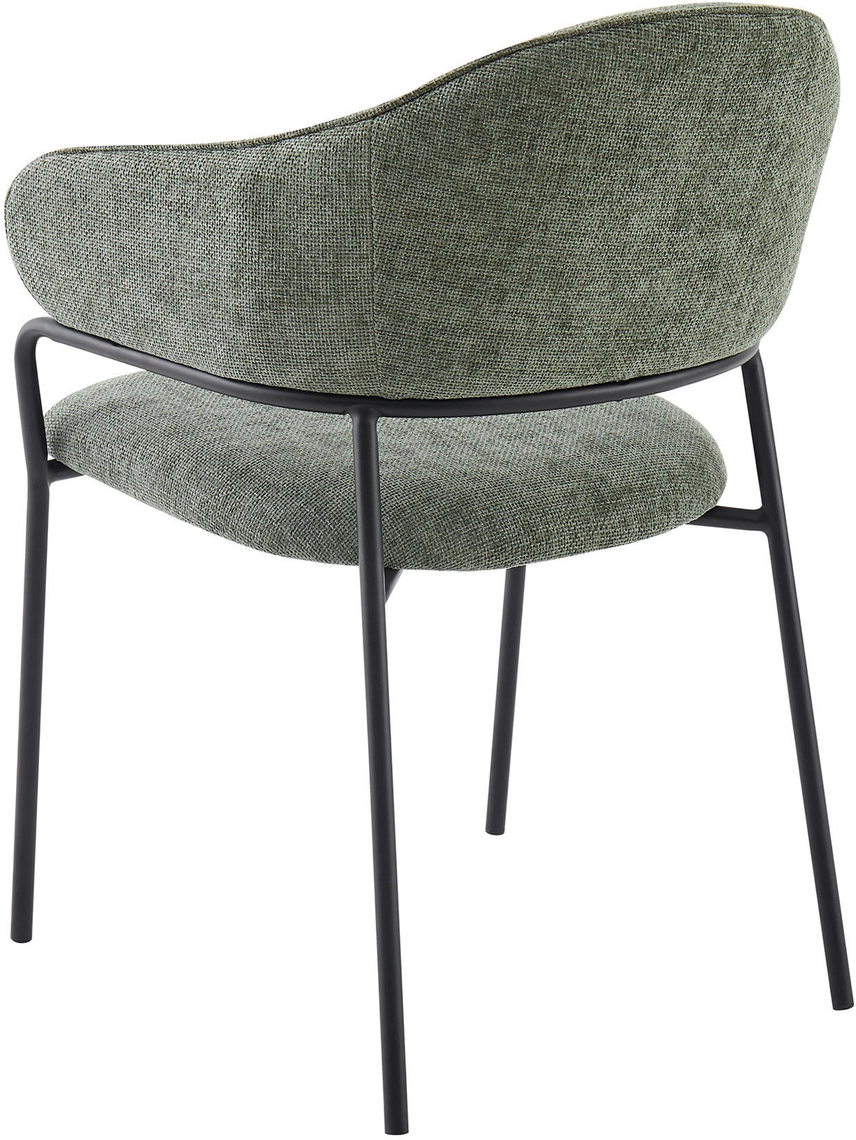 byLIVING Esszimmerstuhl »Curve« (Set) 2 Stk.moderner Stoff Stuhl mit gemütlichem Sitzkomfort, verschiedene Farben.