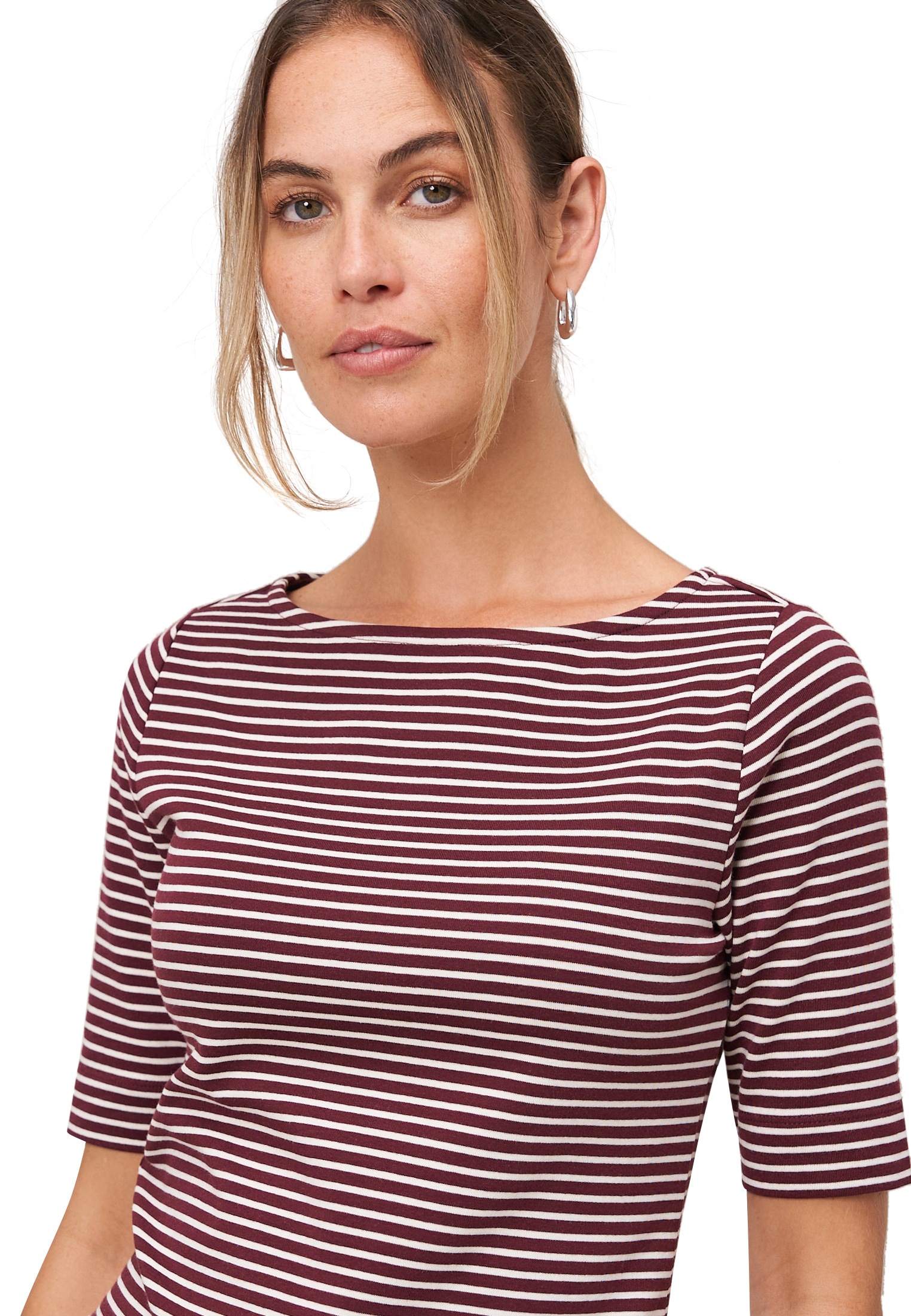 Zero T-Shirt »Ringelshirt mit U-Boot Ausschnitt«