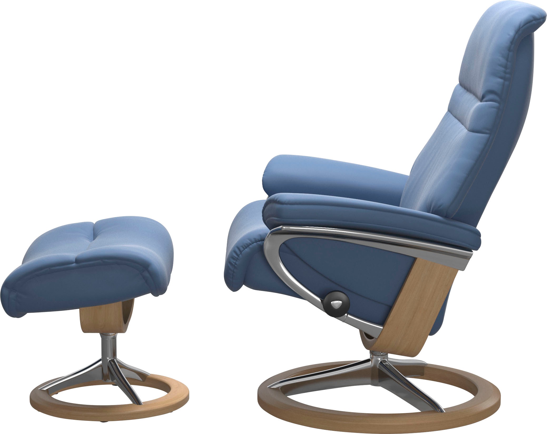 Stressless® Relaxsessel »Sunrise« Relaxsessel mit Hocker,  mit Signature Base, Größe M, Gestell Eiche