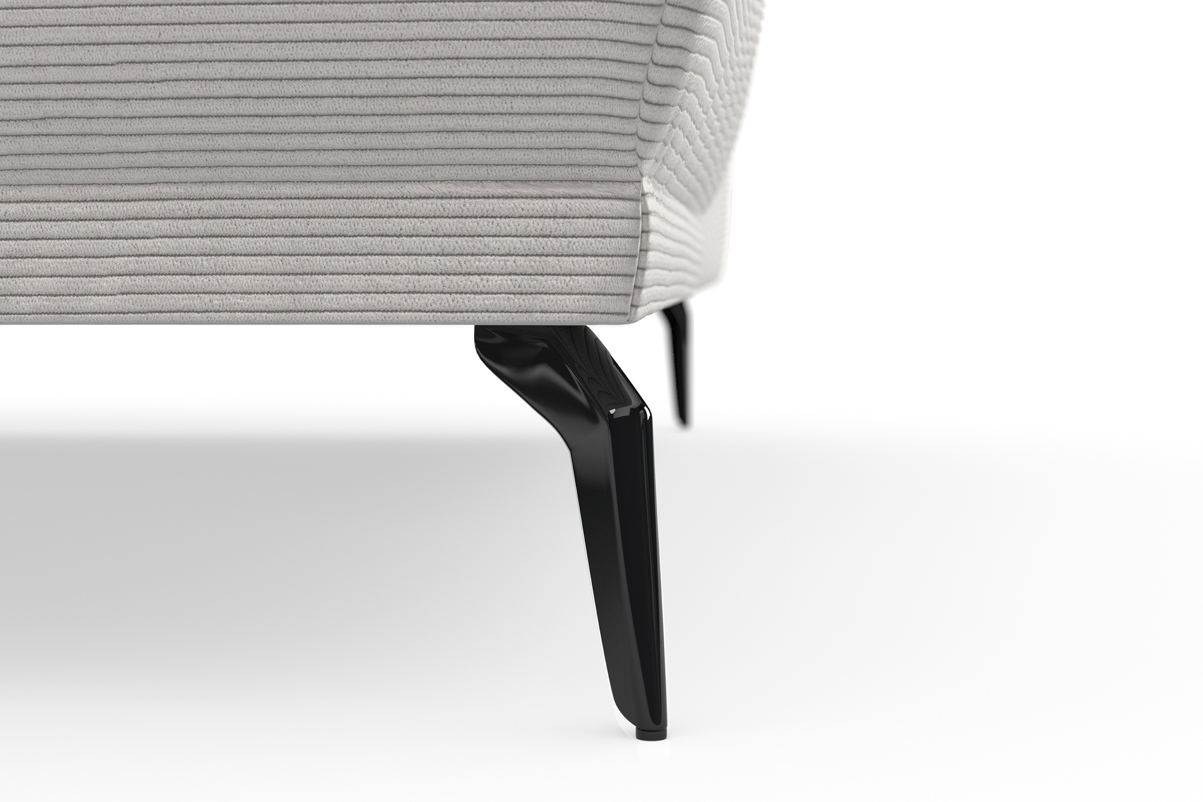 INOSIGN Ecksofa »Coco L-Form«, Sitztiefen-, Arm- und Kopfteilverstellung, Cord-Bezug, Fußhöhe 15 cm