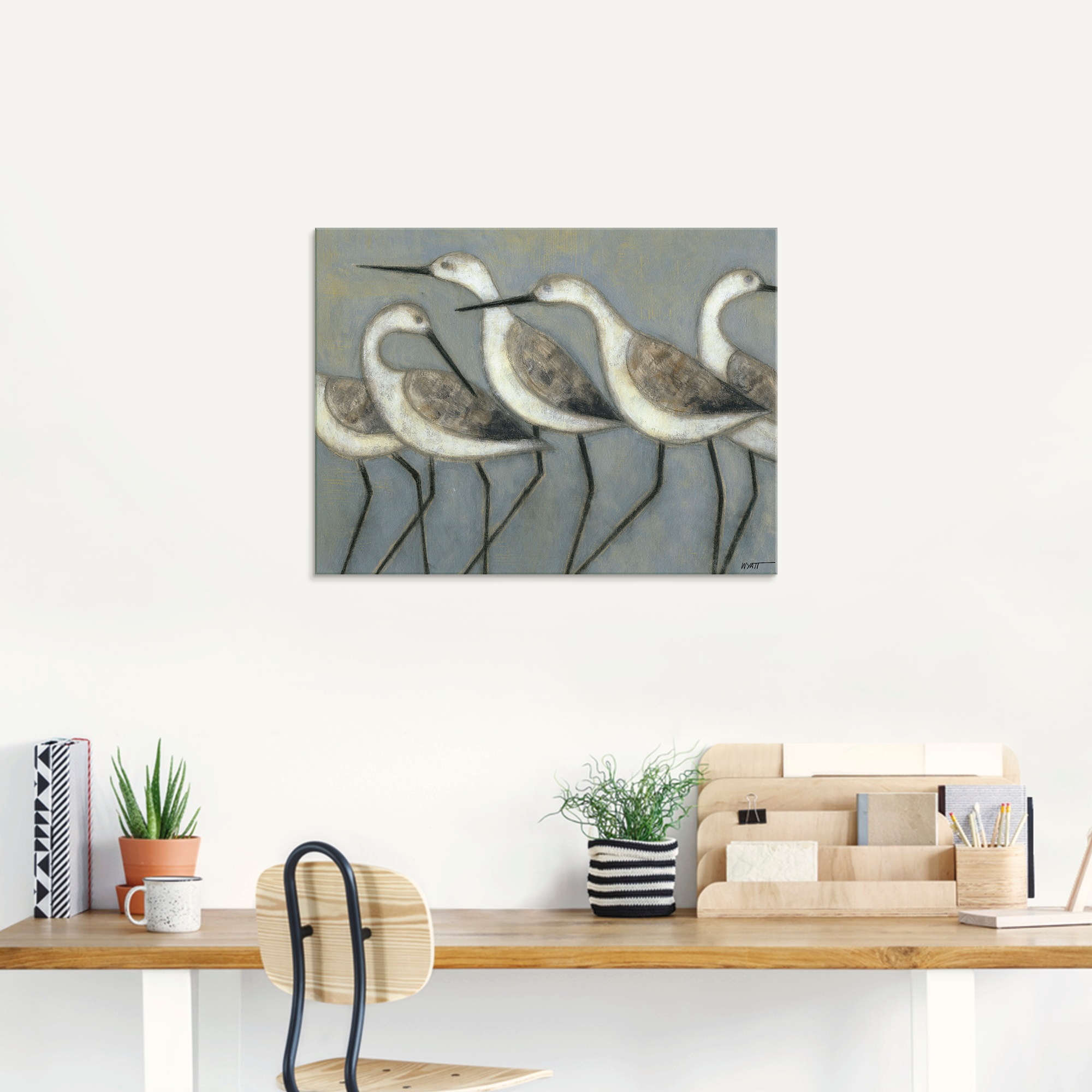 Artland Glasbild »Küstenvögel I«, Vögel, (1 St.), in verschiedenen Größen