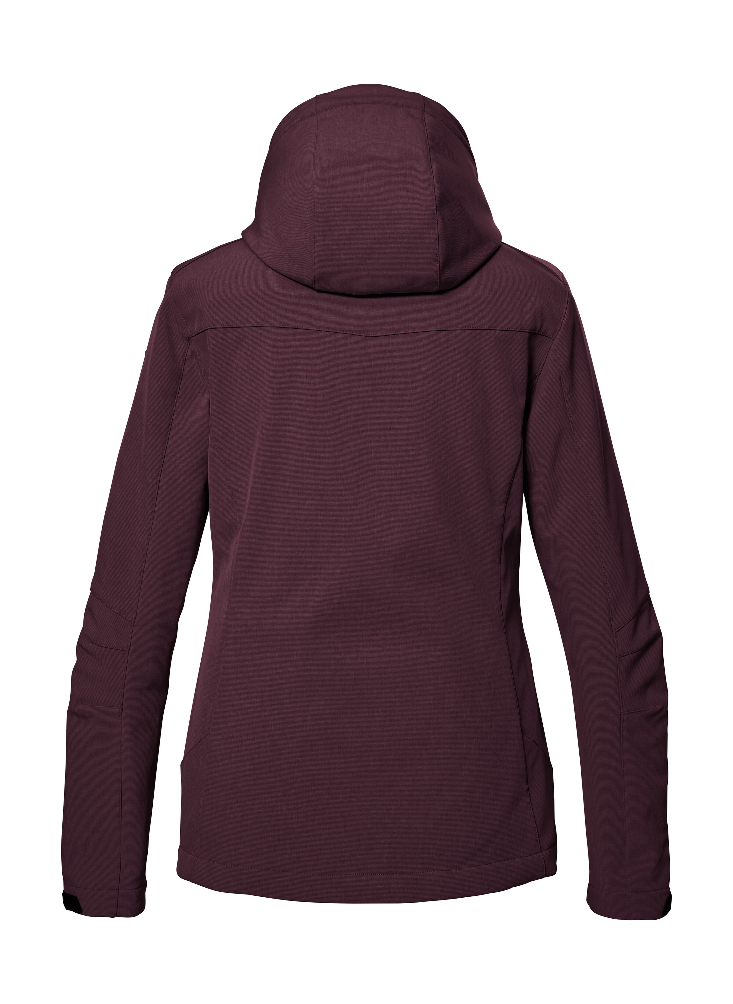 Killtec Softshelljacke »Damen Softshelljacke«, Wasserabweisende, winddichte Softshelljacke mit abnehmbarer Kapuze