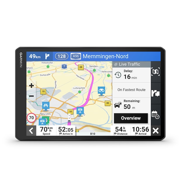 (Europa 1095, »Camper GPS«, Navigationsgerät EU, bei Karten-Updates), OTTO Garmin (45 Länder) Bluetooth
