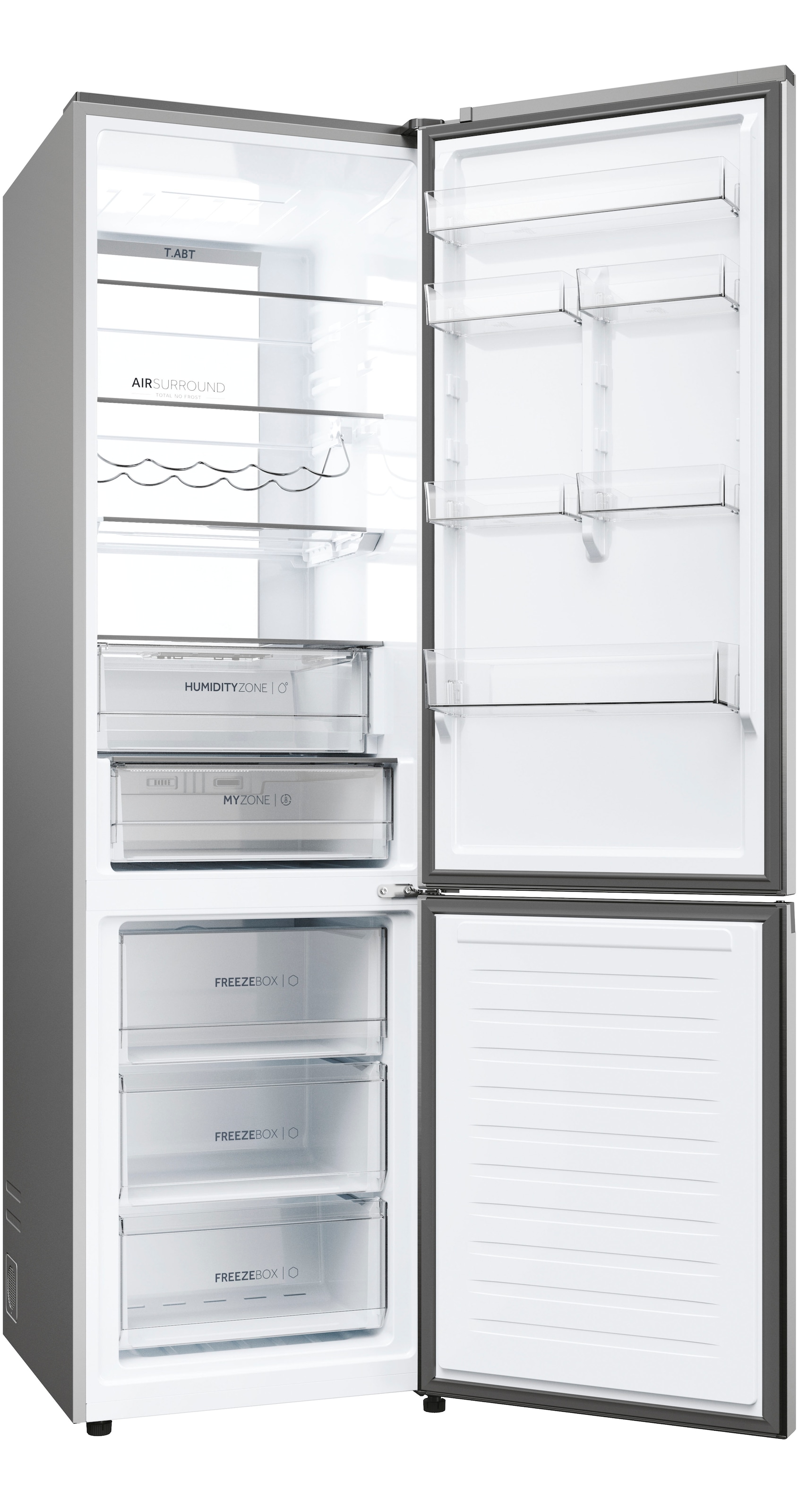 Haier Kühl-/Gefrierkombination Combi 2D 60 »HDPW7620ANPK« 205 cm hoch 59,5 cm breit Daylight: LED-Lichtsäule für optimale Sicht