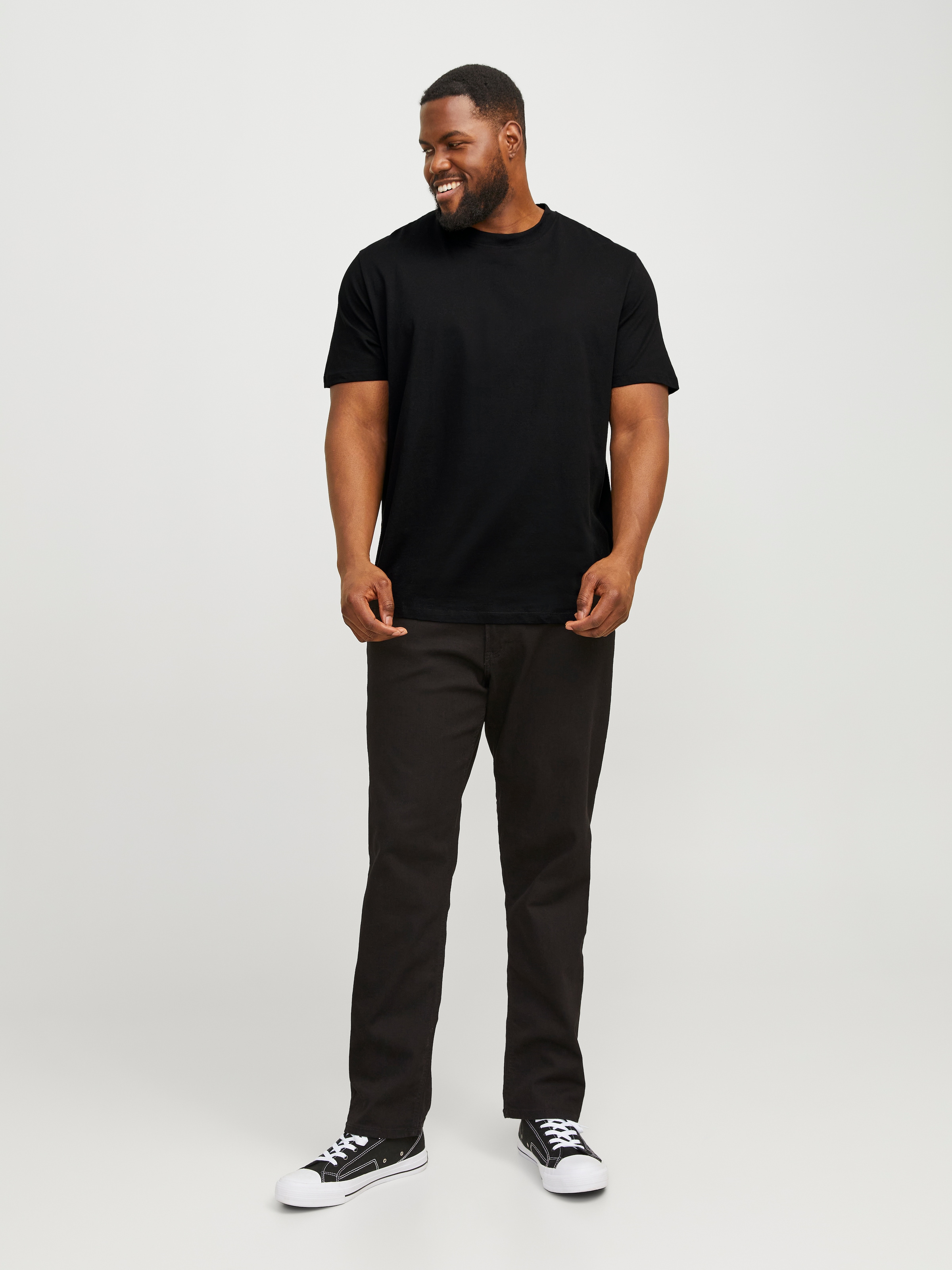 Jack & Jones PlusSize T-Shirt »JJEBRADLEY TEE SS NOOS PLS«, mit Rundhalsausschnitt