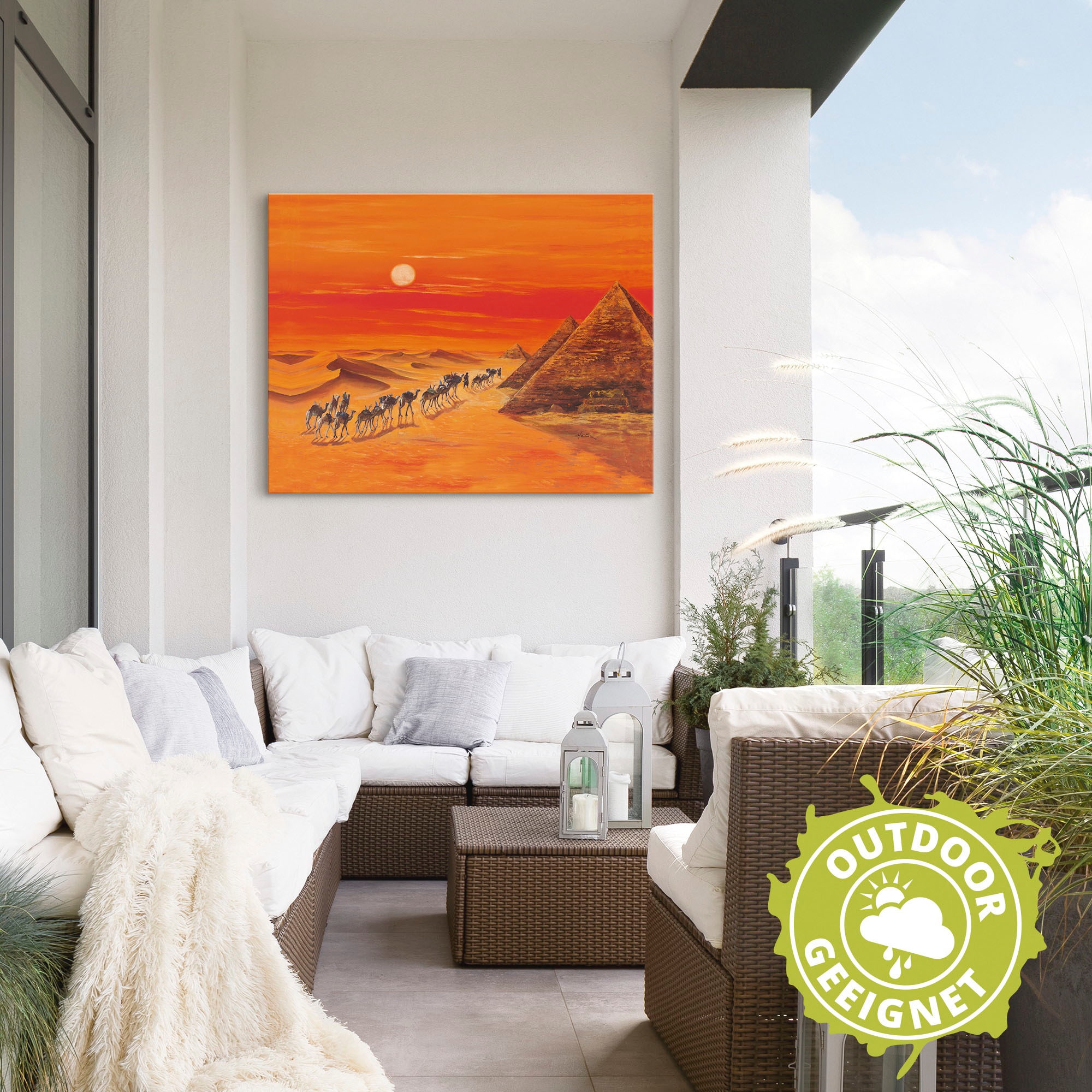 Artland Wandbild »Karawane II«, Afrika, (1 St.), als Alubild, Outdoorbild, Leinwandbild in verschied. Größen