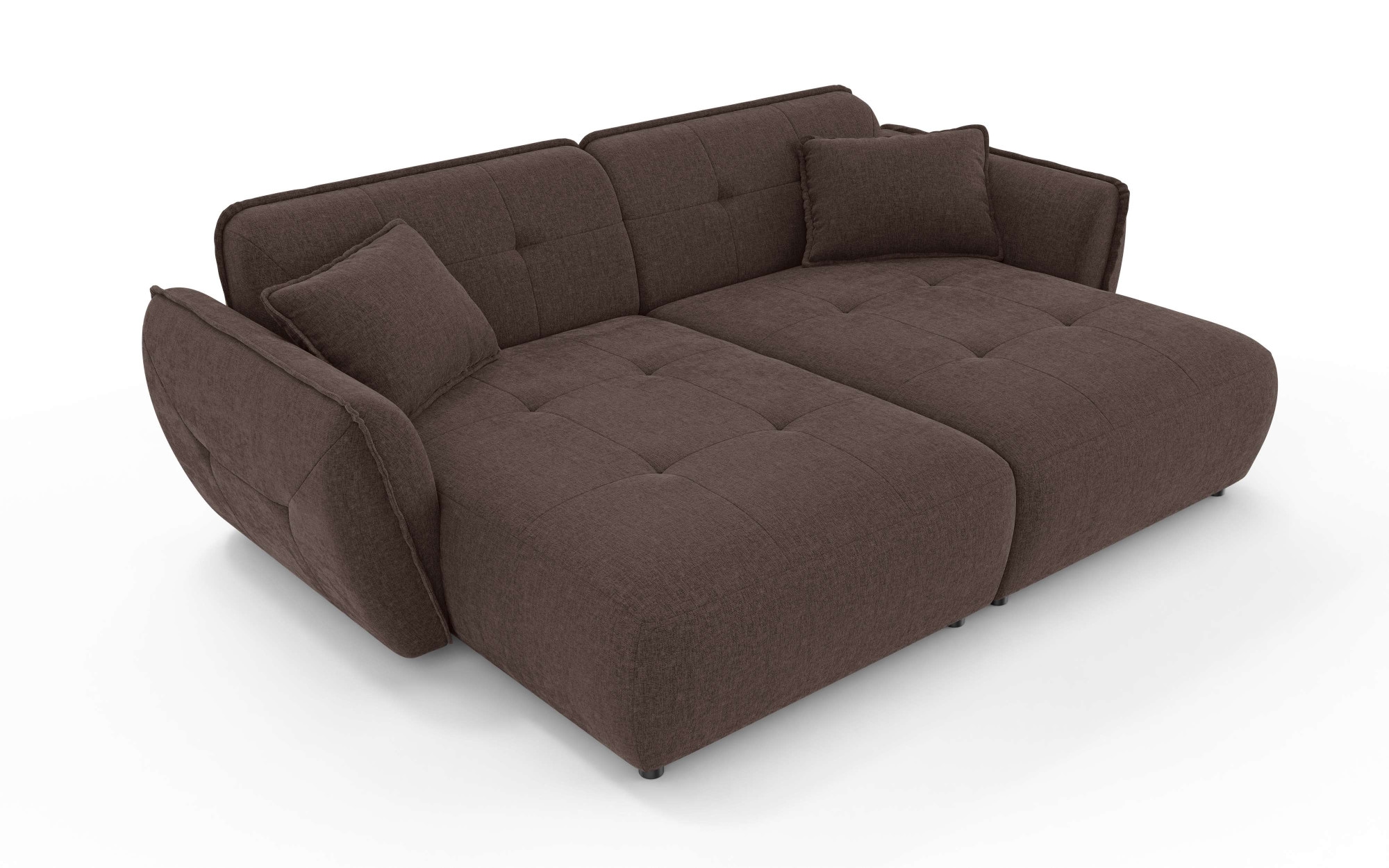 Home affaire Big-Sofa »MIRELDA Design-Sofa mit Steppungen, extra tief, Breite 251 cm«
