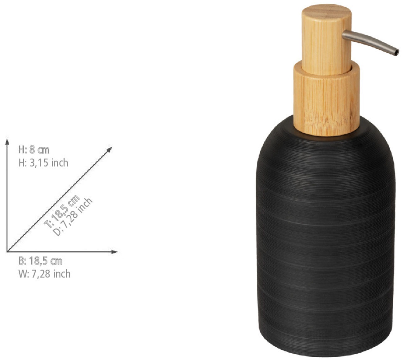 WENKO Badaccessoire-Set »Altavalle« bestehend aus Seifenspender und Zahnputzbecher, Polyresin