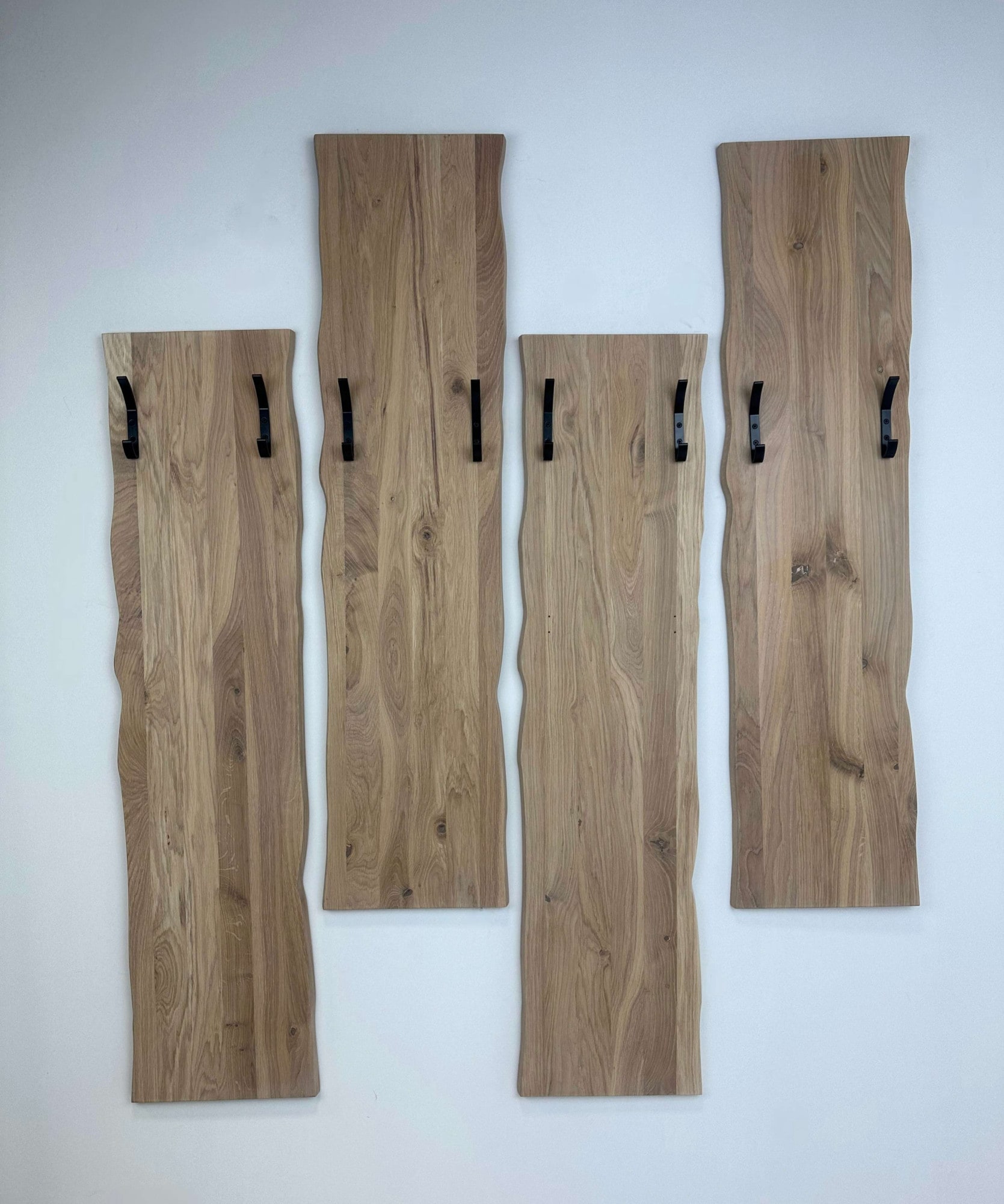 OTTO home Garderobenpaneel »Brodi« B/T/H: 160/20/17 cm, 4 Stk. tlg. aus massiver Eiche, FSC®-zertifiziert