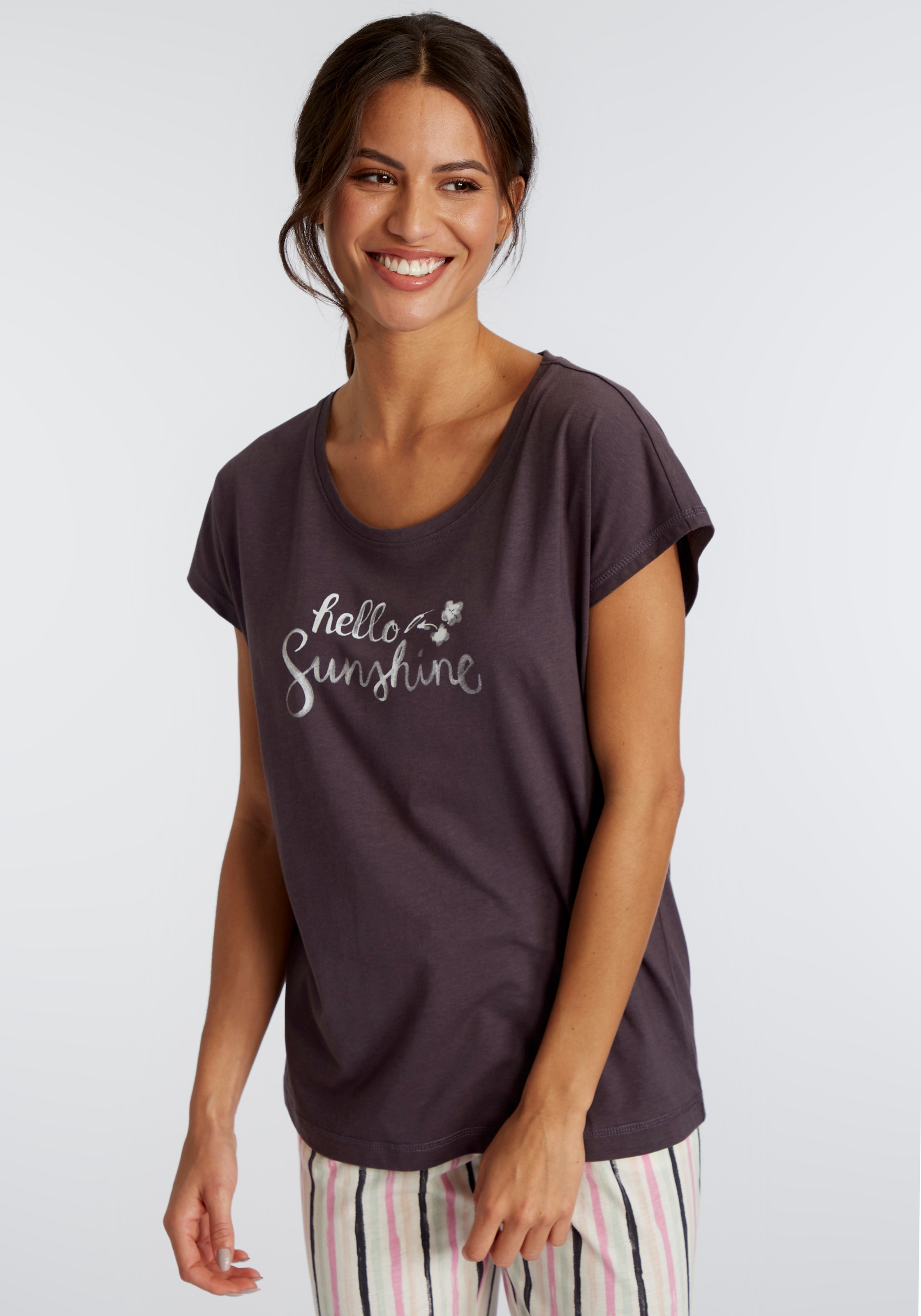 Vivance Dreams T-Shirt, (1 bei OTTO Frontdruck mit tlg.), kaufen