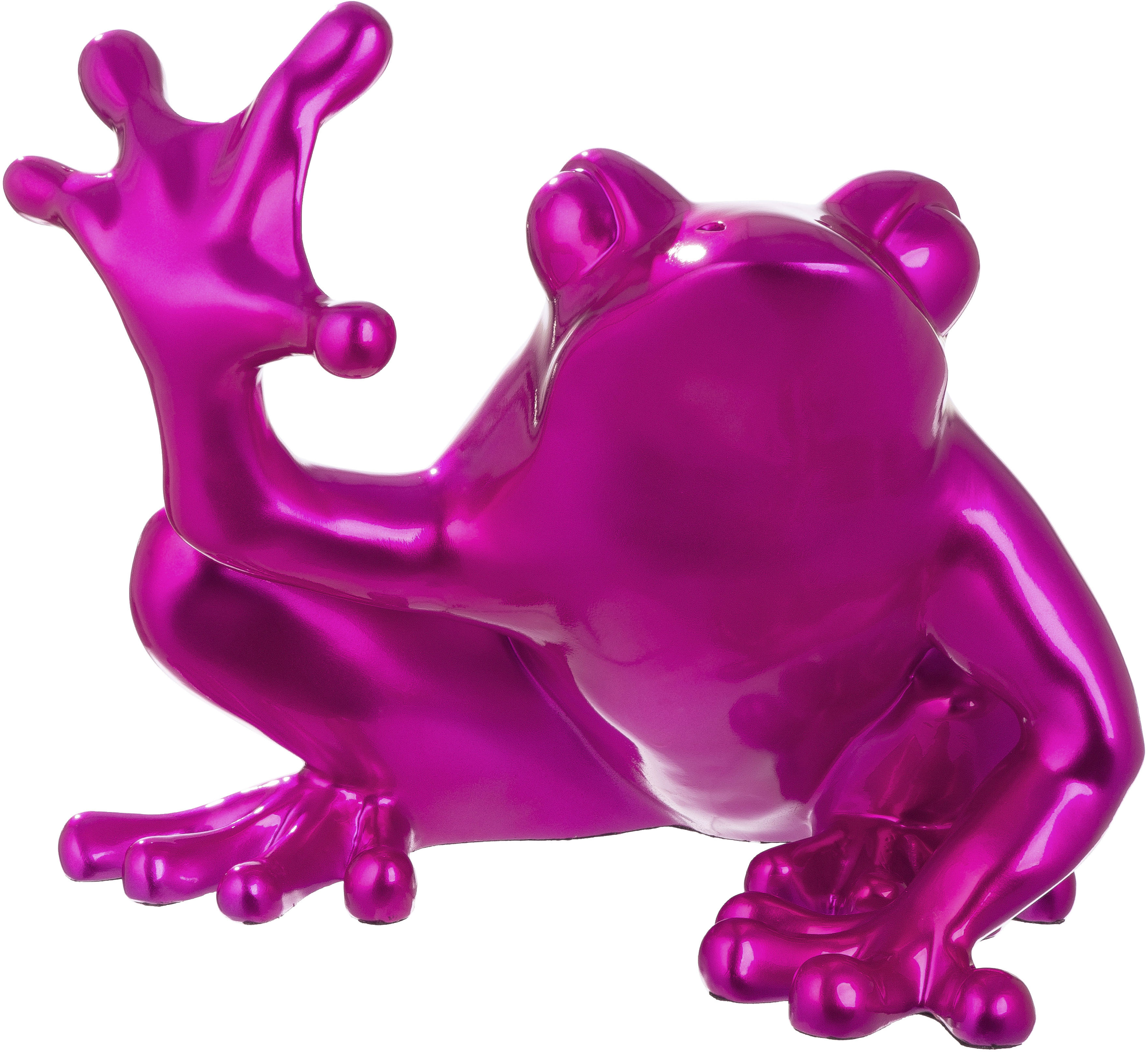 Casablanca By Gilde Tierfigur »Figur Frosch "Fröschli"« in pink, Größe B/H/T: 32 cm x 35 cm x 35 cm