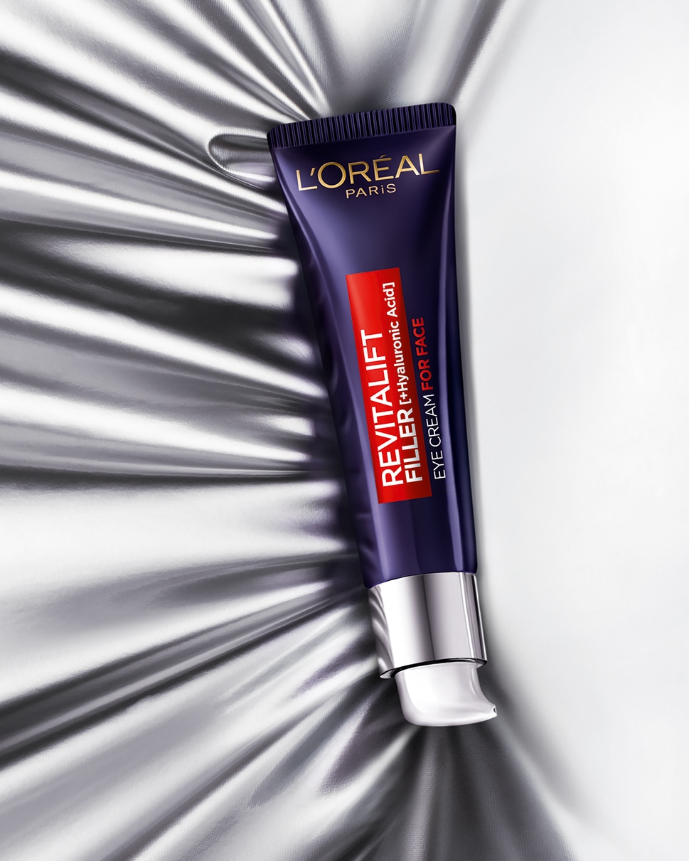 L'ORÉAL PARIS Gesichtspflege »REVITALIFT FILLER AUGENCREME FÜR DAS GESICHT« mit Hyaluronsäure, glättet die Haut, feuchtigkeitsspendend